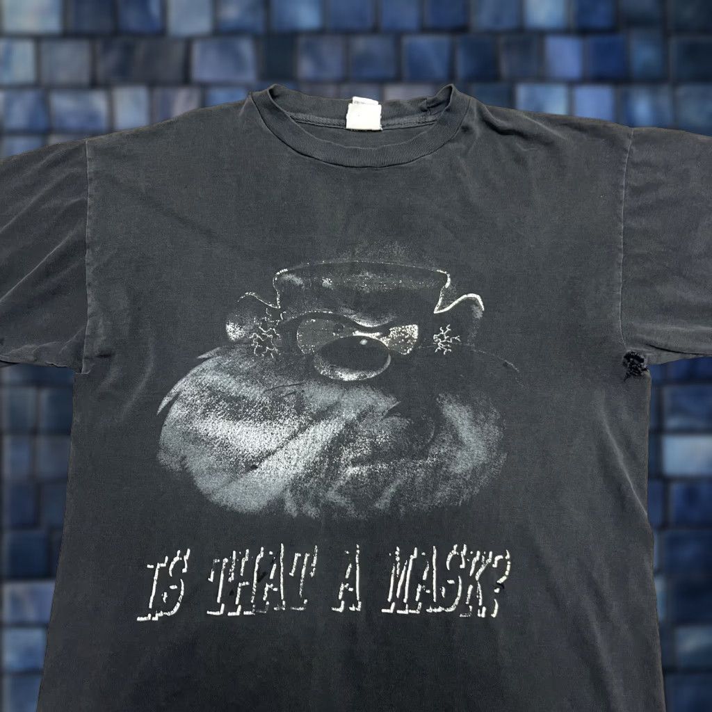 Vintage VINTAGE Looney Tunes Taz Shirt Mens L Black Faded Distressed 90s Cartoon Thrash Shirt Size US L / EU 52-54 / 3 - 1 Thumbnail