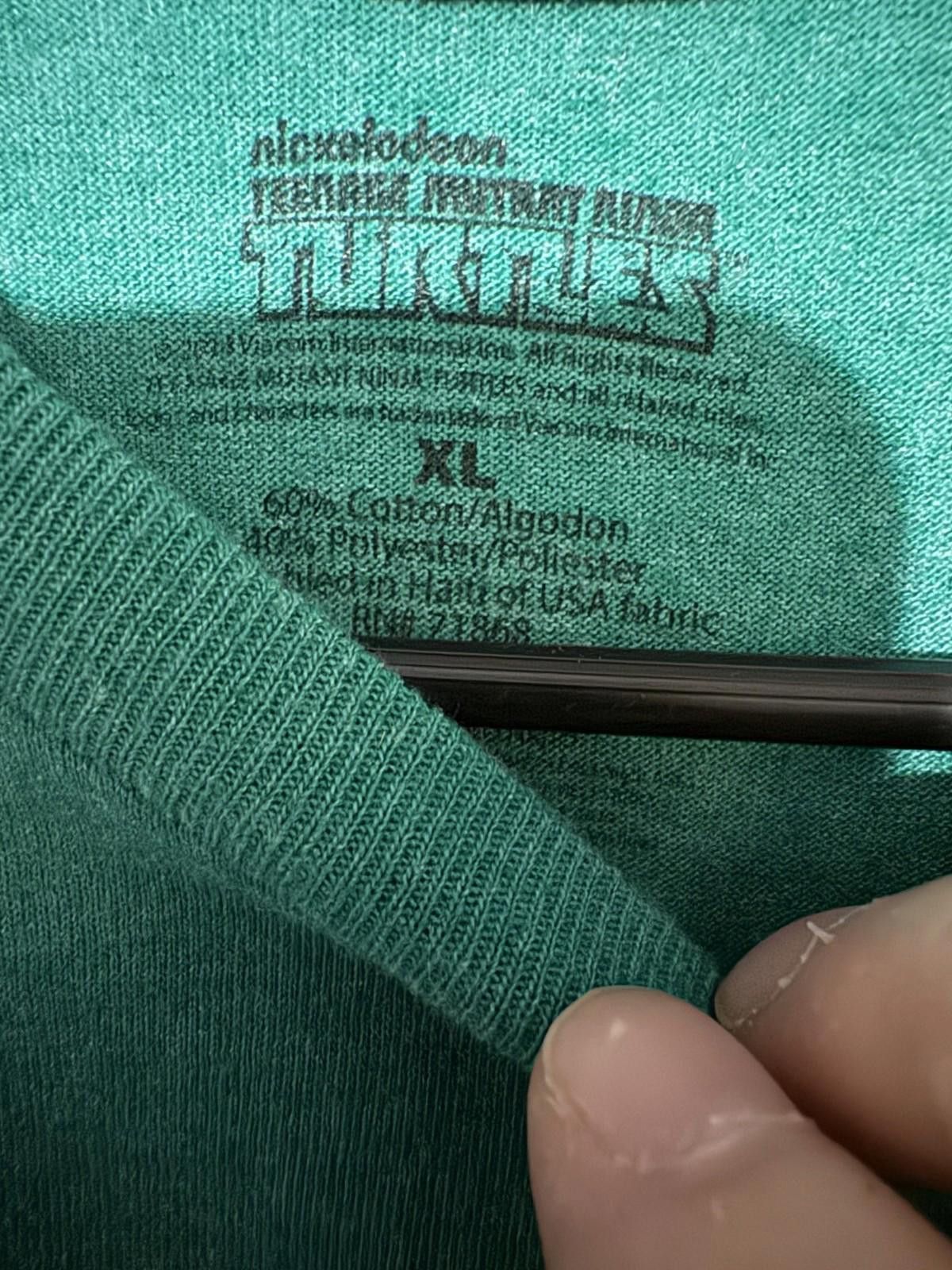 Nickelodeon Teenage Mutant Ninja Turtles TMNT T-Shirt Green Men Size XL Size US XL / EU 56 / 4 - 3 Thumbnail