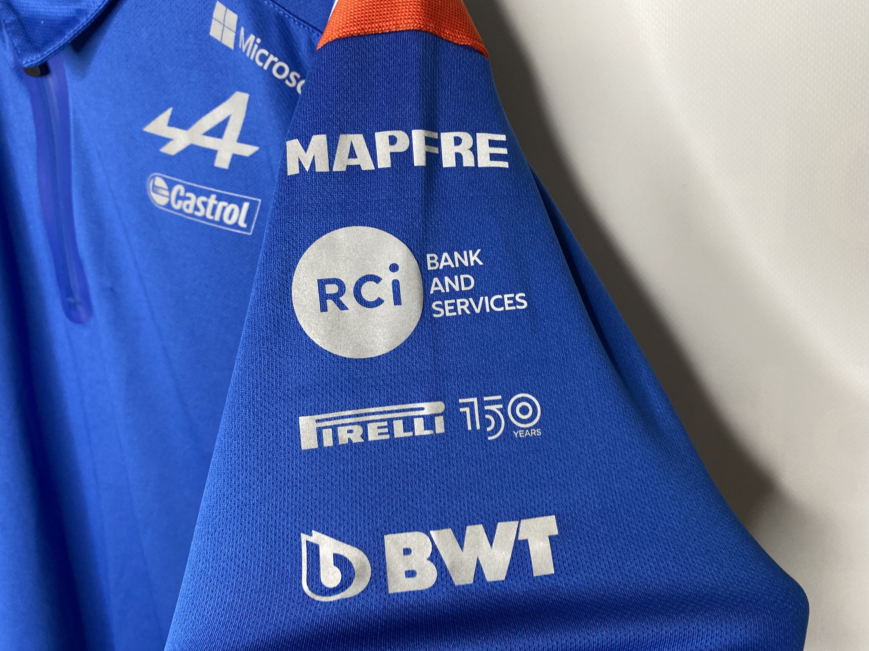 BMW × Kappa BWT ALPINE F1 TEAM KAPPA POLO T-SHIRTS FORMULA 1 RACING Size US L / EU 52-54 / 3 - 6 Thumbnail