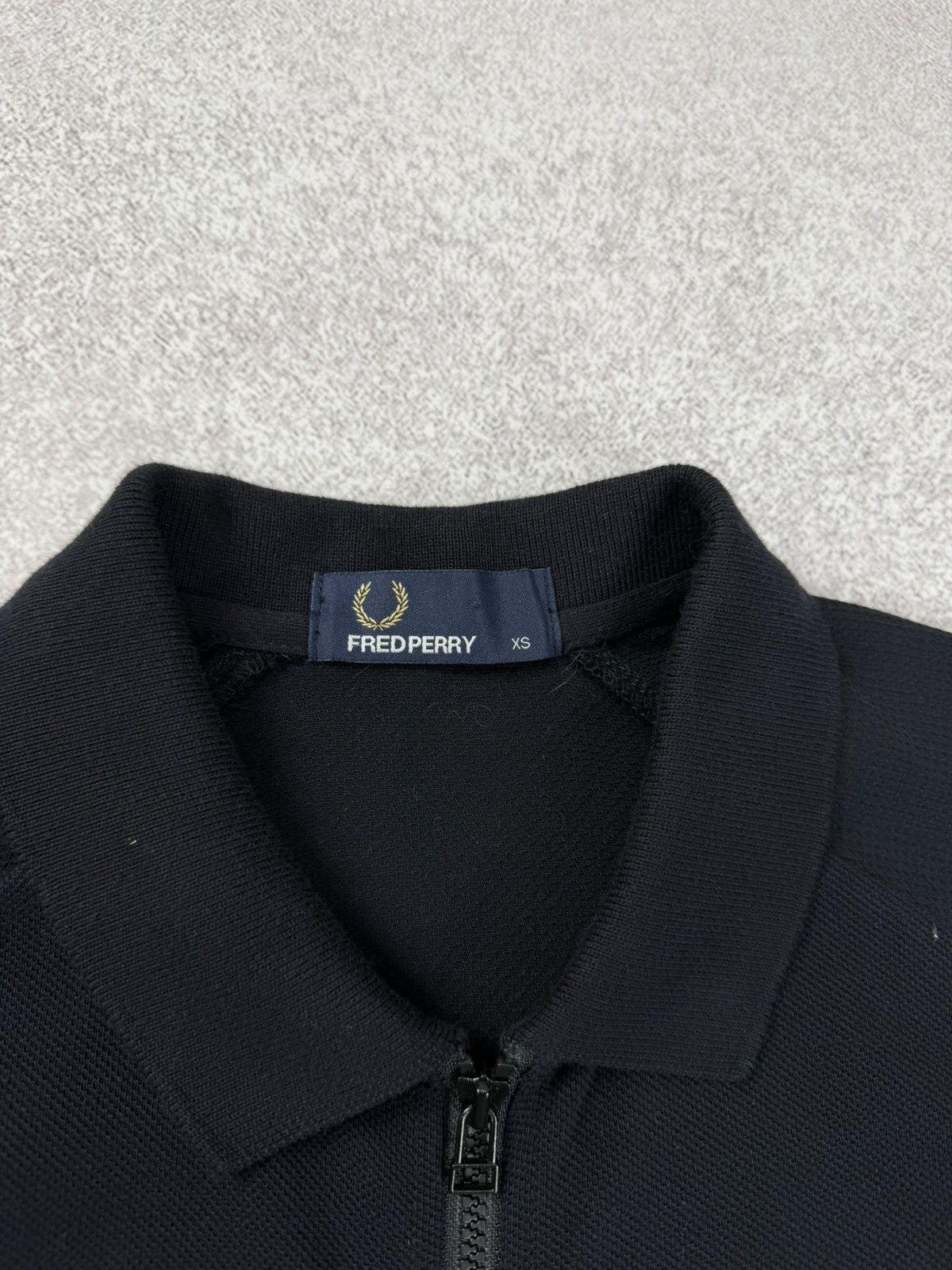 Fred Perry Fred Perry Men’s Zip-Up Long Sleeve Black Size Xs Size US XS / EU 42 / 0 - 5 Thumbnail