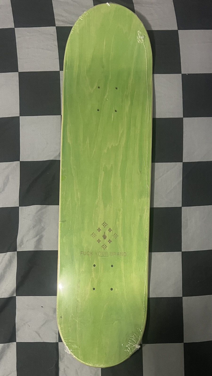 Fuck The Population Fuckyourbrand lv🖕🏼 Monogram Skateboard 🛹 Size ONE SIZE - 2 Thumbnail