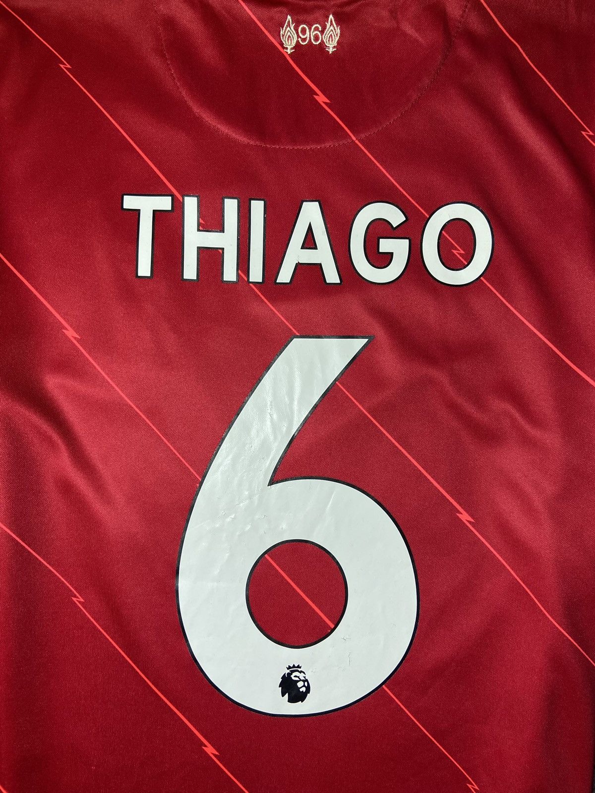 Nike 💥Liverpool Thiago #6 football jersey t-shirt‼️ Size US M / EU 48-50 / 2 - 4 Thumbnail