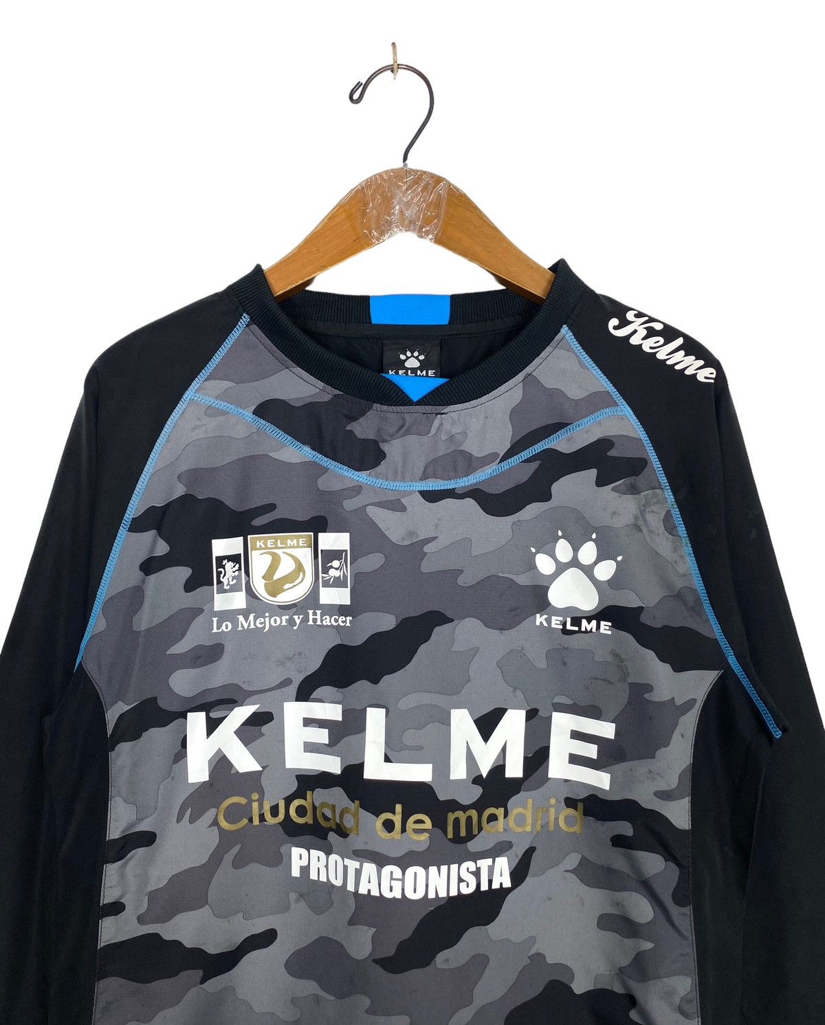 Japanese Brand Rare‼️ Kelme Camouflage Jersey Long Sleeve Size US S / EU 44-46 / 1 - 2 Thumbnail