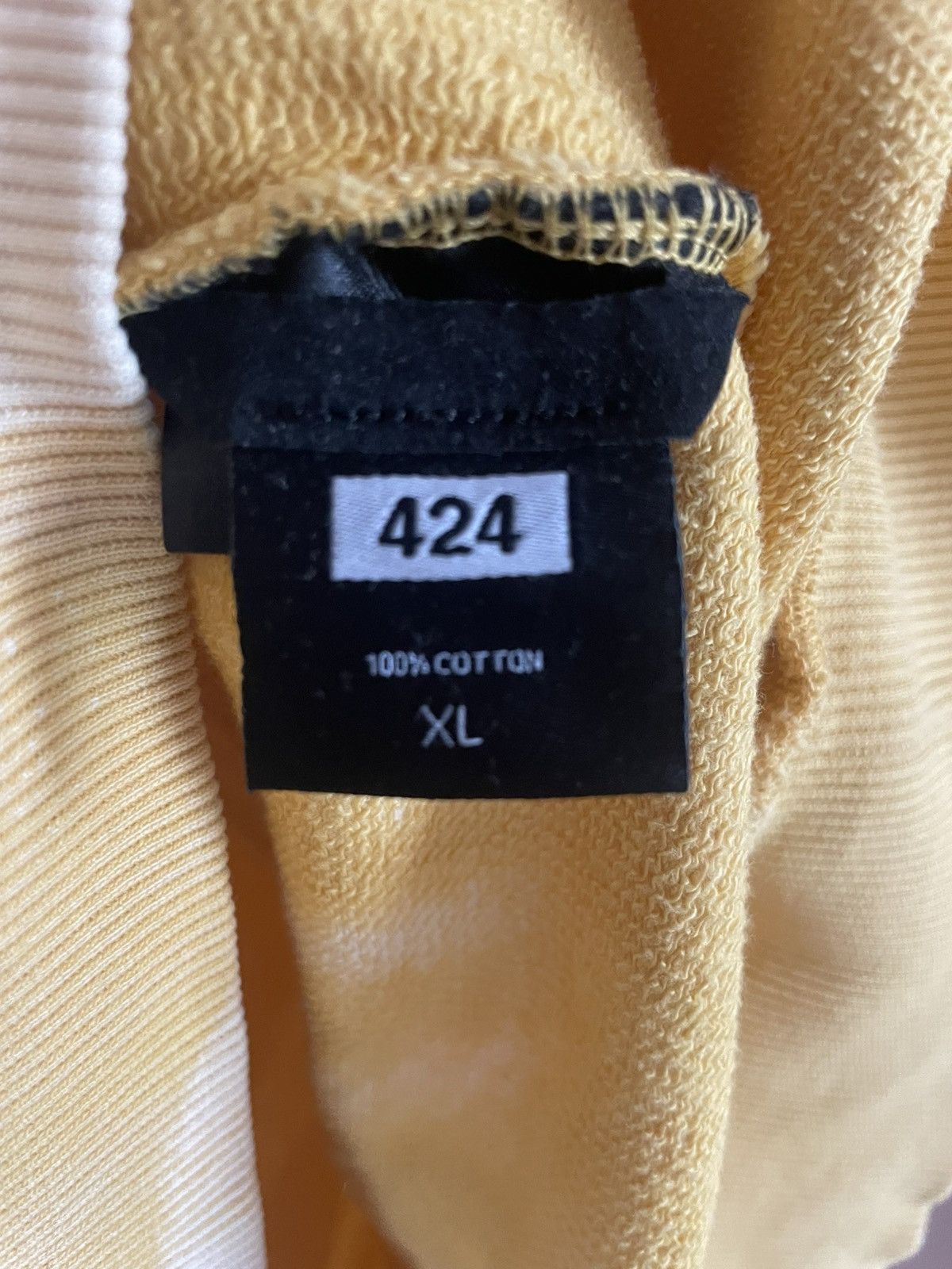 424 424 on Fairfax X ARMES bleached tye dye logo hoodie Size US XL / EU 56 / 4 - 6 Thumbnail