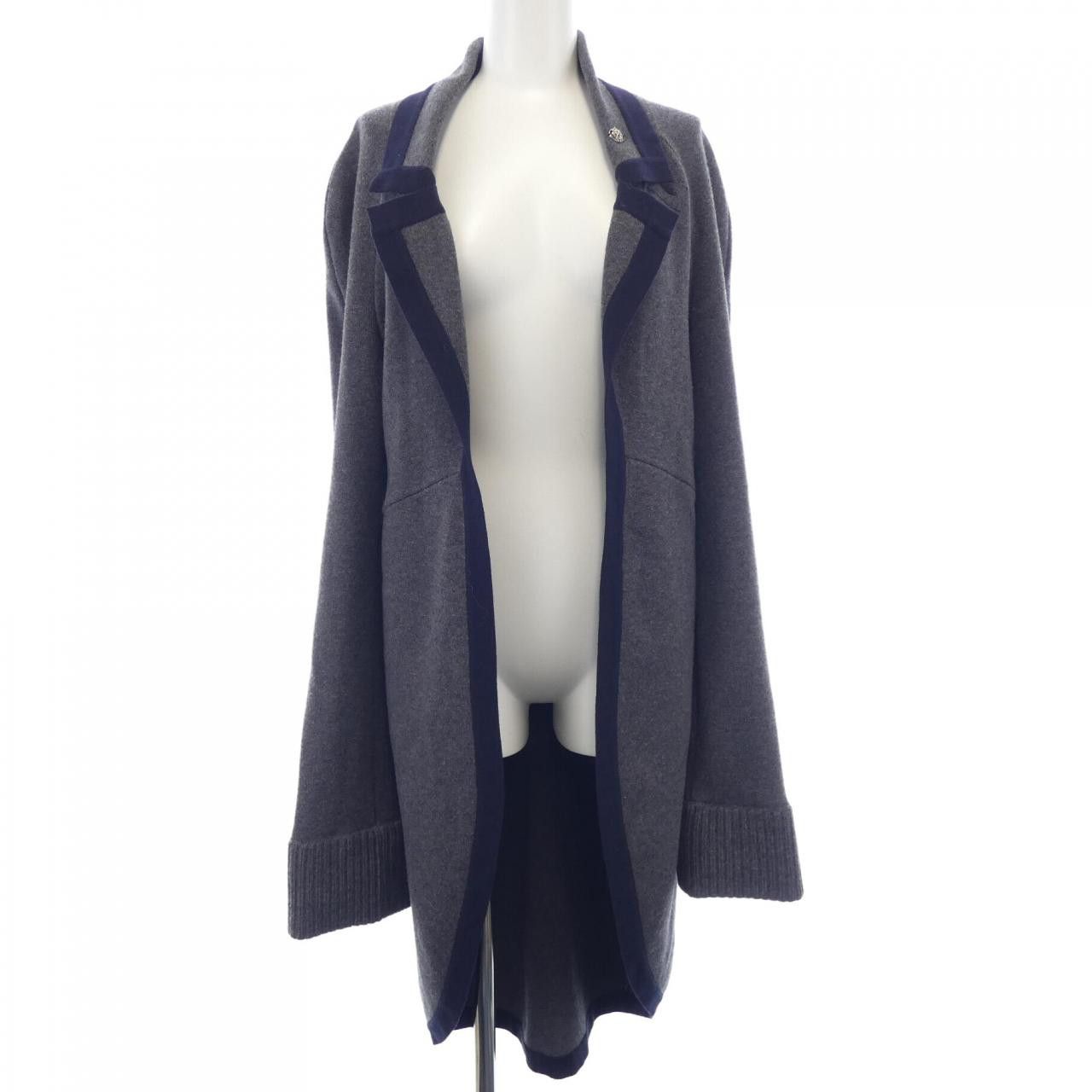 Chanel Chanel Chanel Coat Textile Outerwear P34434K00988 08A DUTY FREE for USA Size ONE SIZE - 1 Thumbnail