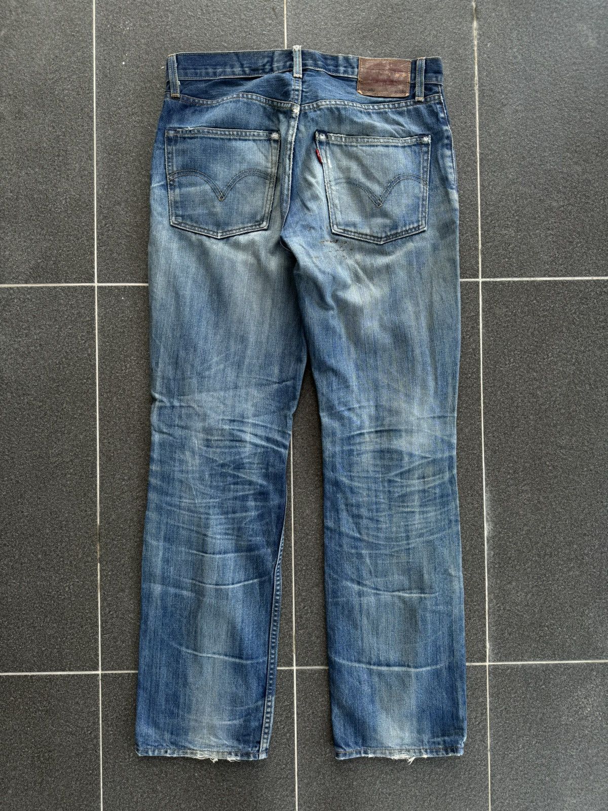 If Six Was Nine 💸LASTDROP💸 Vintage Levis 502 Distressed Ripped Denim Jeans Size US 34 / EU 50 - 11 Thumbnail