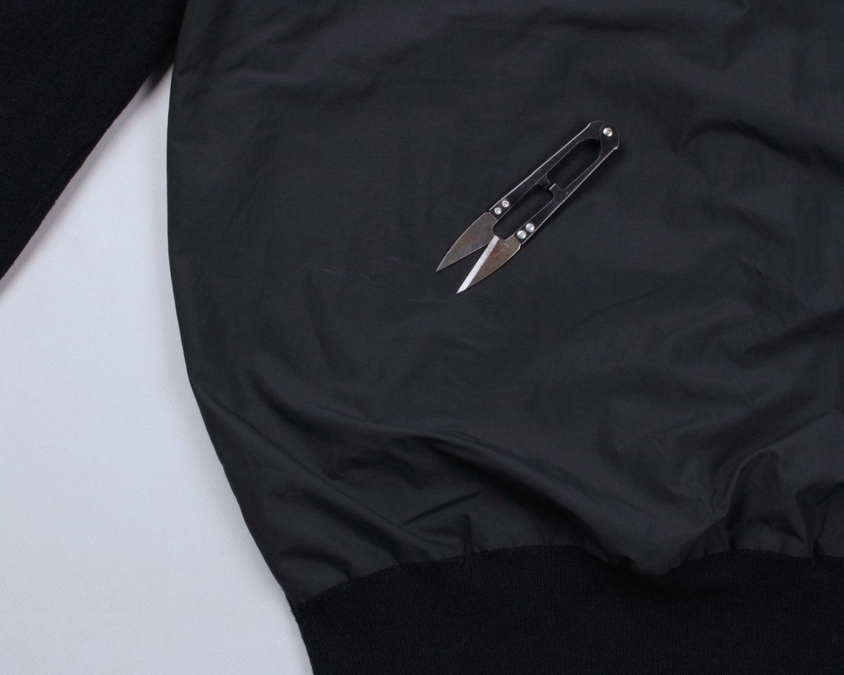 Allsaints × Designer ALLSAINTS Juku Bomber Wool Nylon Full Zip Cardigan Sweater Size US XL / EU 56 / 4 - 15 Thumbnail
