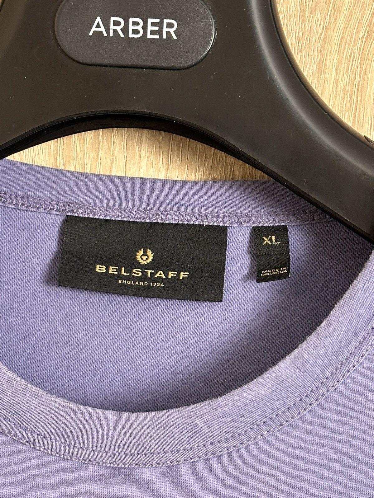 Belstaff 🔥 Belstaff Logo Purple T Shirt Faded Washed Y2K Streetwear Size US XL / EU 56 / 4 - 3 Thumbnail