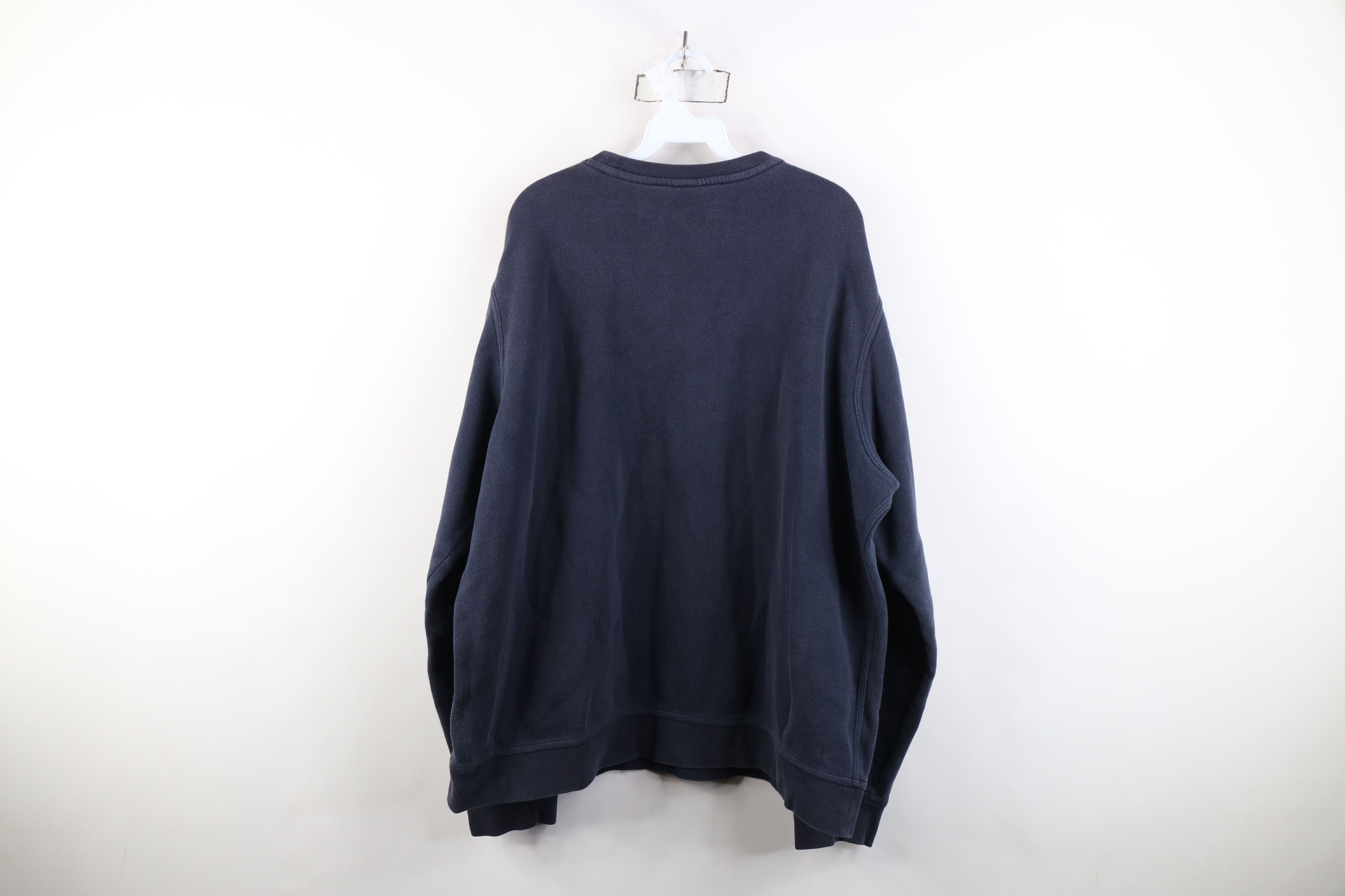 Nike Vintage Y2K Nike Mini Swoosh Crewneck Sweatshirt Navy Blue Size US XXL / EU 58 / 5 - 12 Thumbnail