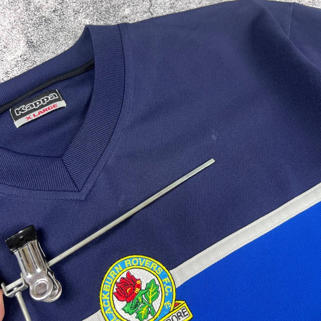 Vintage Vintage Blackburn Rovers Kappa 2003/2004 Football Shirt XL Size US XL / EU 56 / 4 - 4 Thumbnail