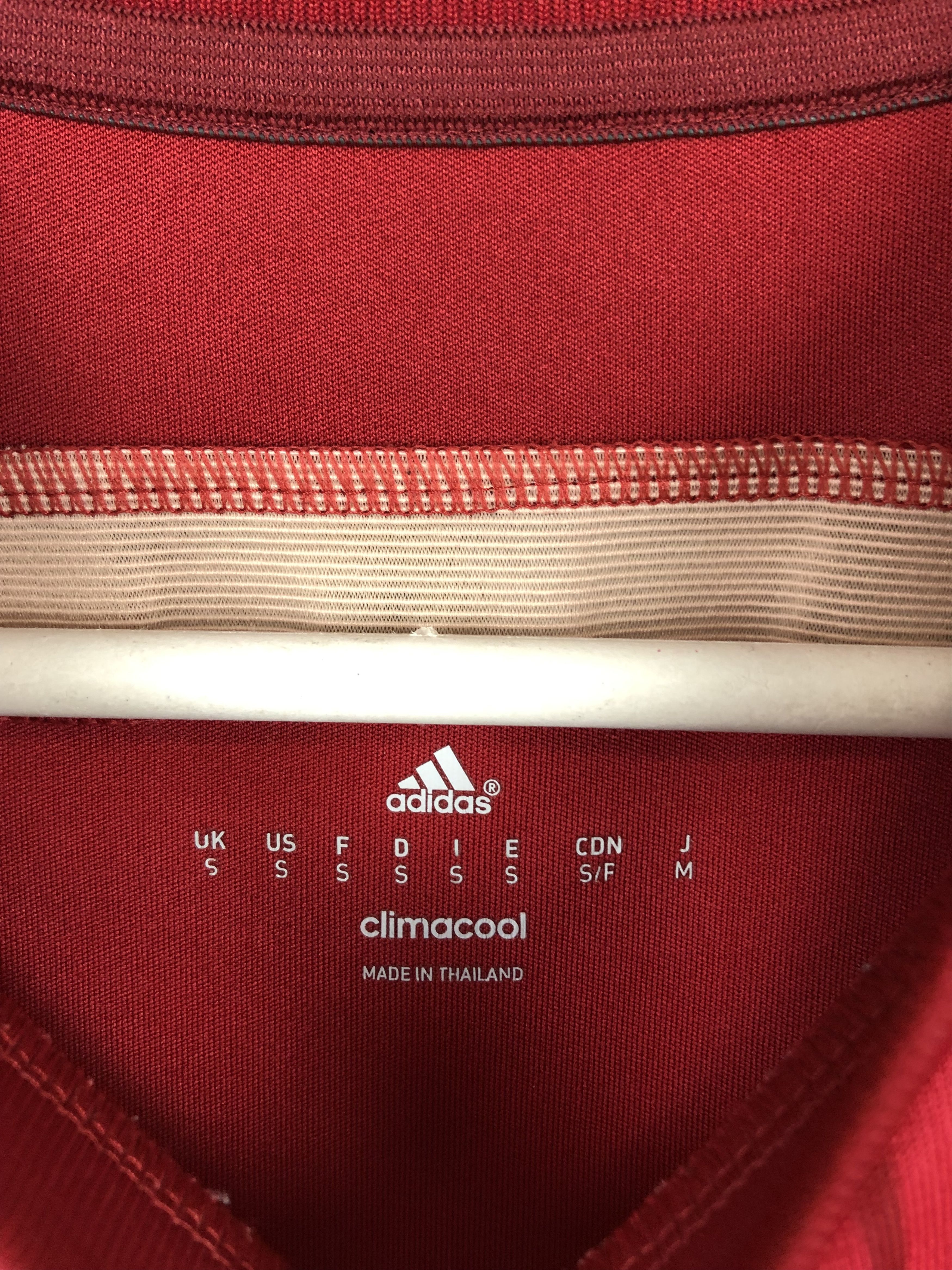 Adidas Spain Home football shirt 2014 Soccer Adidas Jersey Rare Size US S / EU 44-46 / 1 - 5 Thumbnail