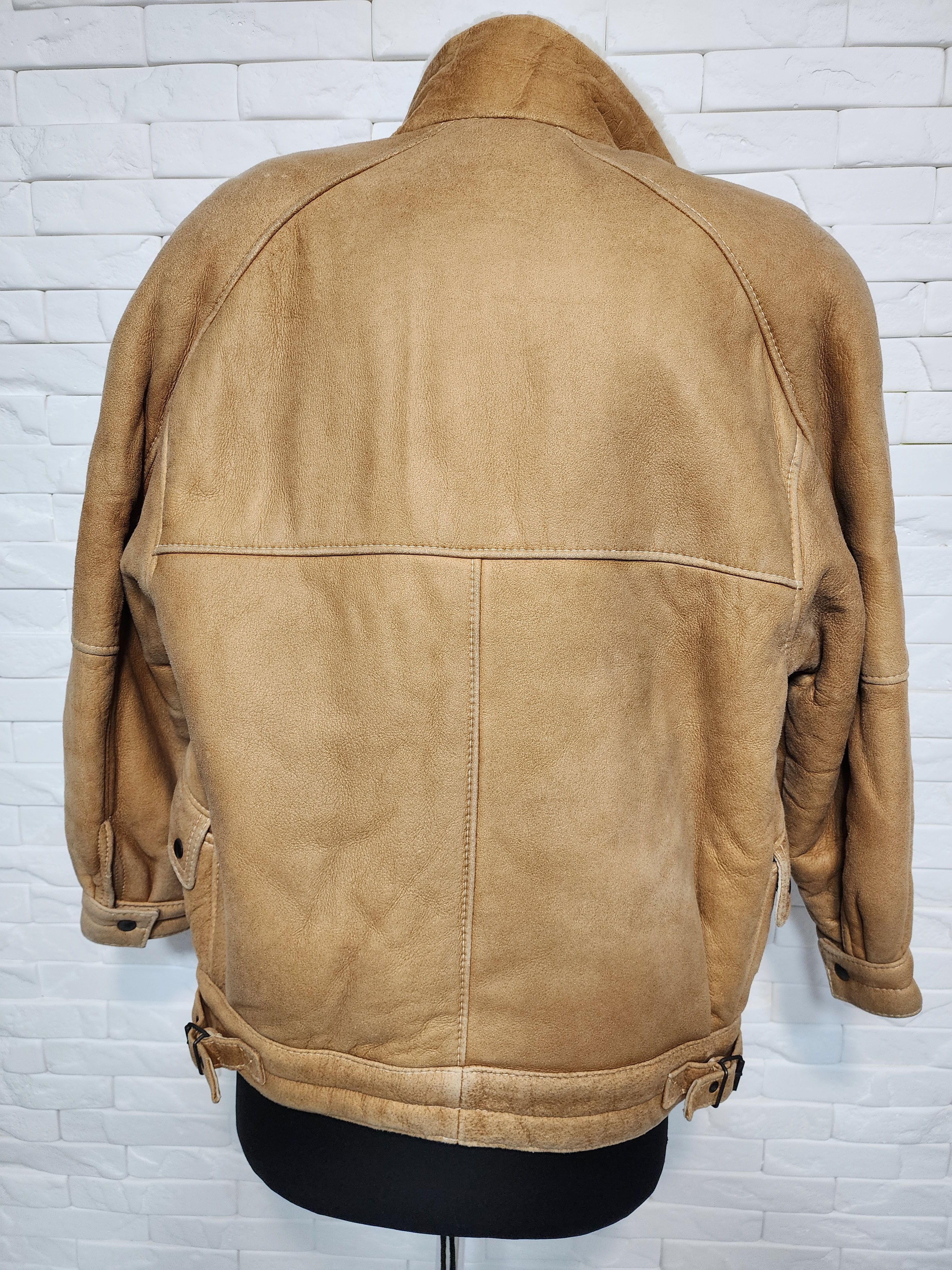 Uniqlo Brown Women's Sheepskin Jacket: Size XL / US 12-14 / IT 48-50 - 5 Thumbnail