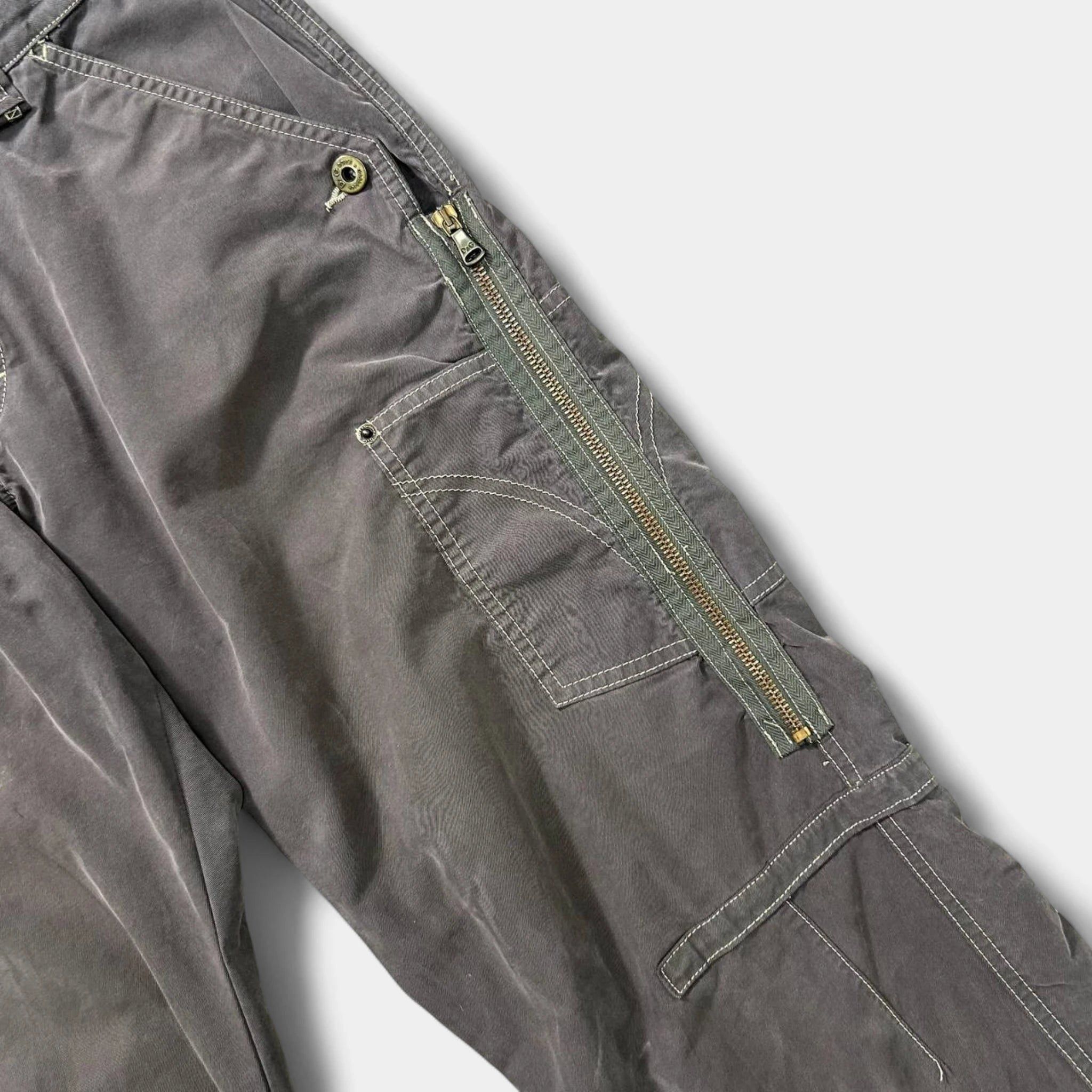 Dolce & Gabbana Dolce & Gabbana 2000s Brown Cargo Pants Size 28" / US 6 / IT 42 - 3 Thumbnail