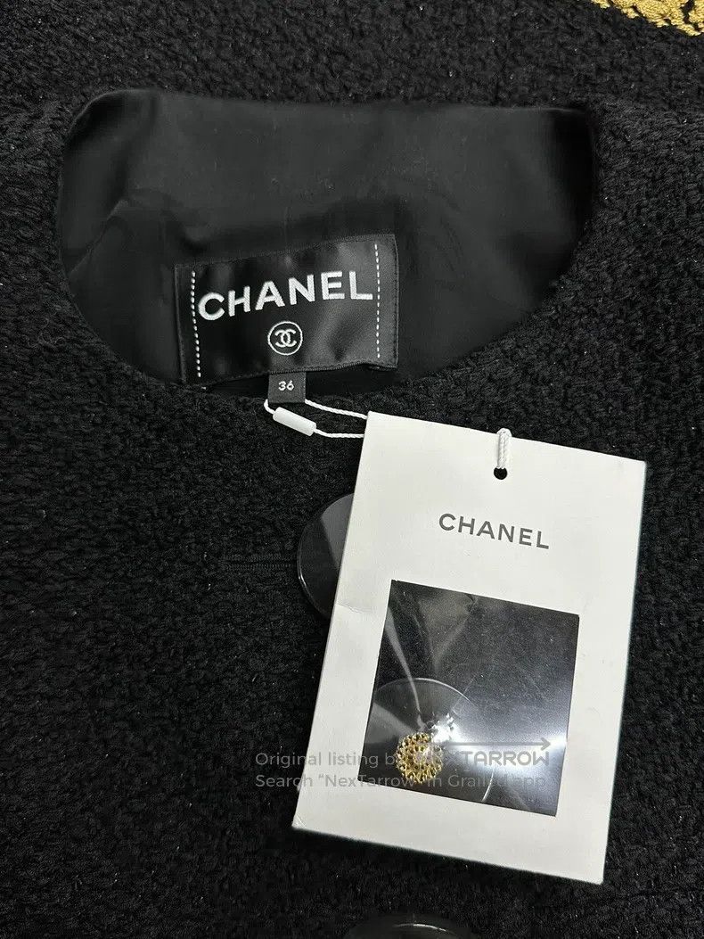Chanel Chanel Black gold-plated metropolitan series jacket Size XS / US 0-2 / IT 36-38 - 6 Thumbnail