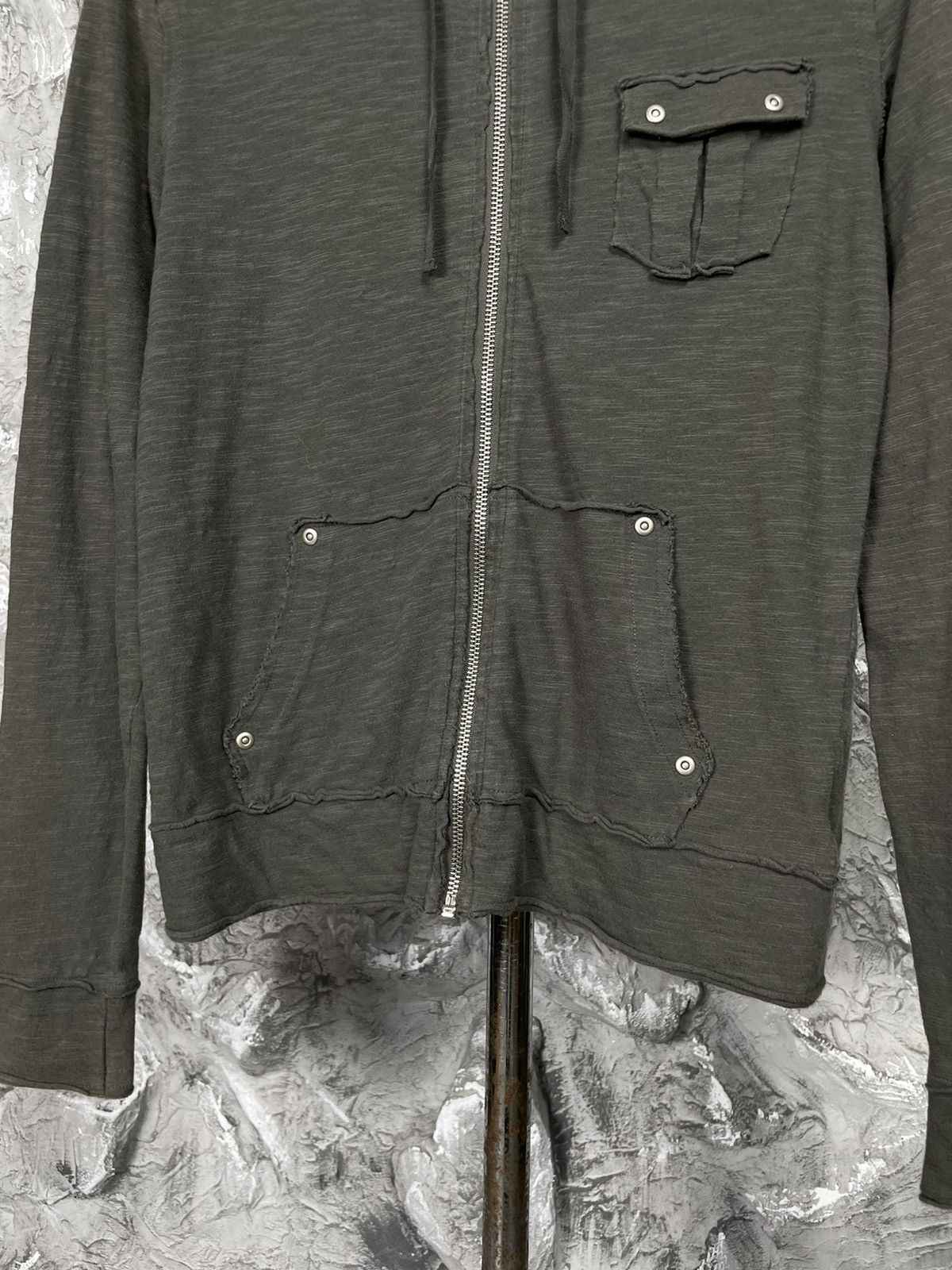 14th Addiction × Hysteric Glamour Vintage Punk Y2K Distressed Zip Hoodie IfSixWasNine Style Size US S / EU 44-46 / 1 - 6 Thumbnail