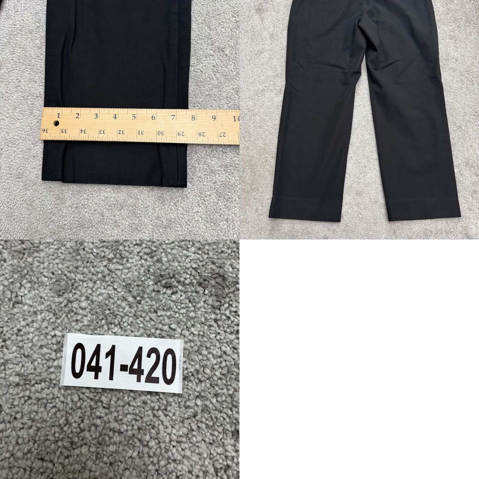 Banana Republic Banana Republic Avery Straight Ankle Trouser Pants Womens 16 XL Black Work 35x25 Men's? Size 32" / US 10 / IT 46 - 10 Thumbnail