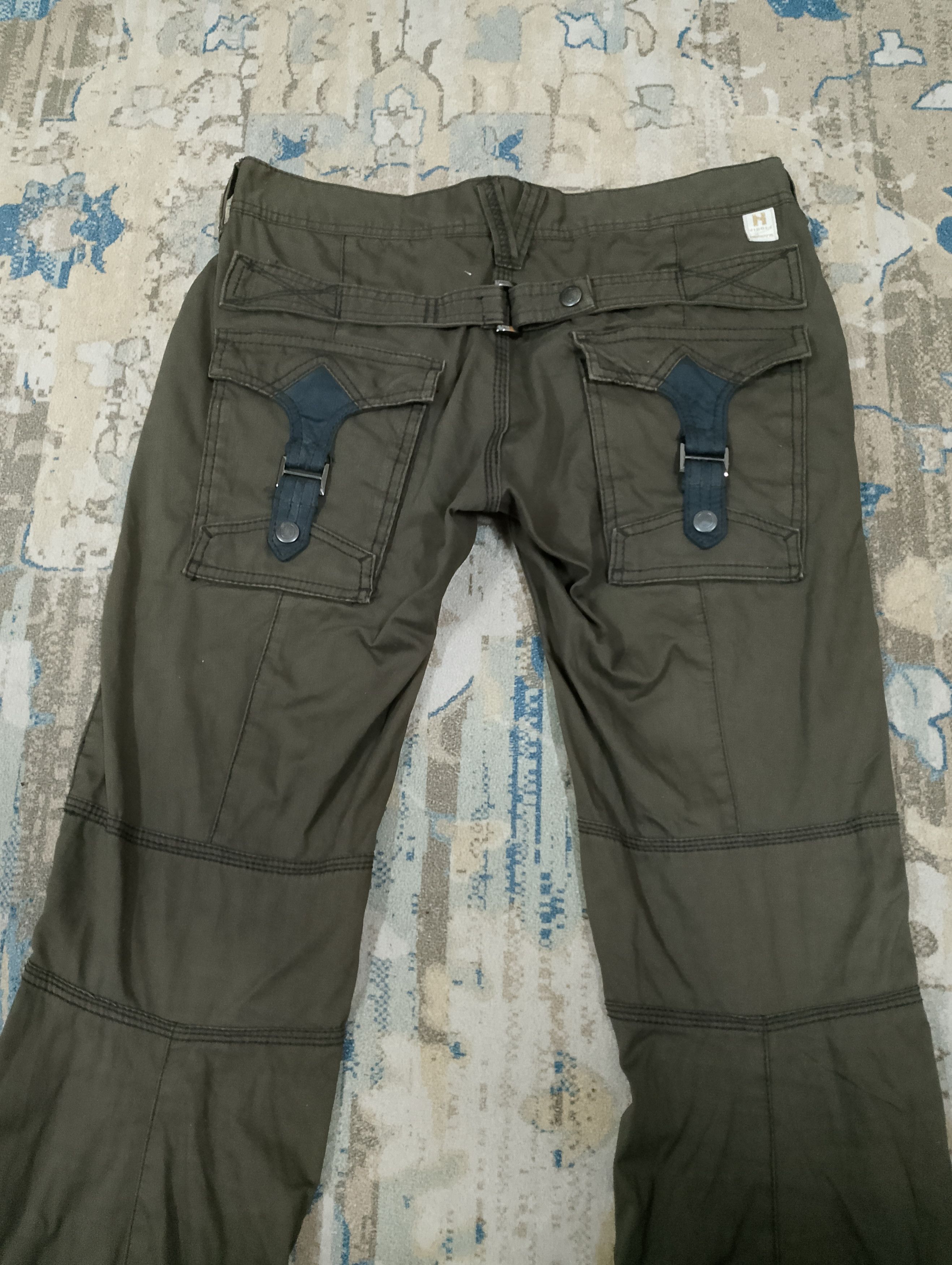 HIDEAWAYS × Japanese Brand Flare Bush Pants Multipocket by Nicole Hideaways Size US 31 - 6 Thumbnail