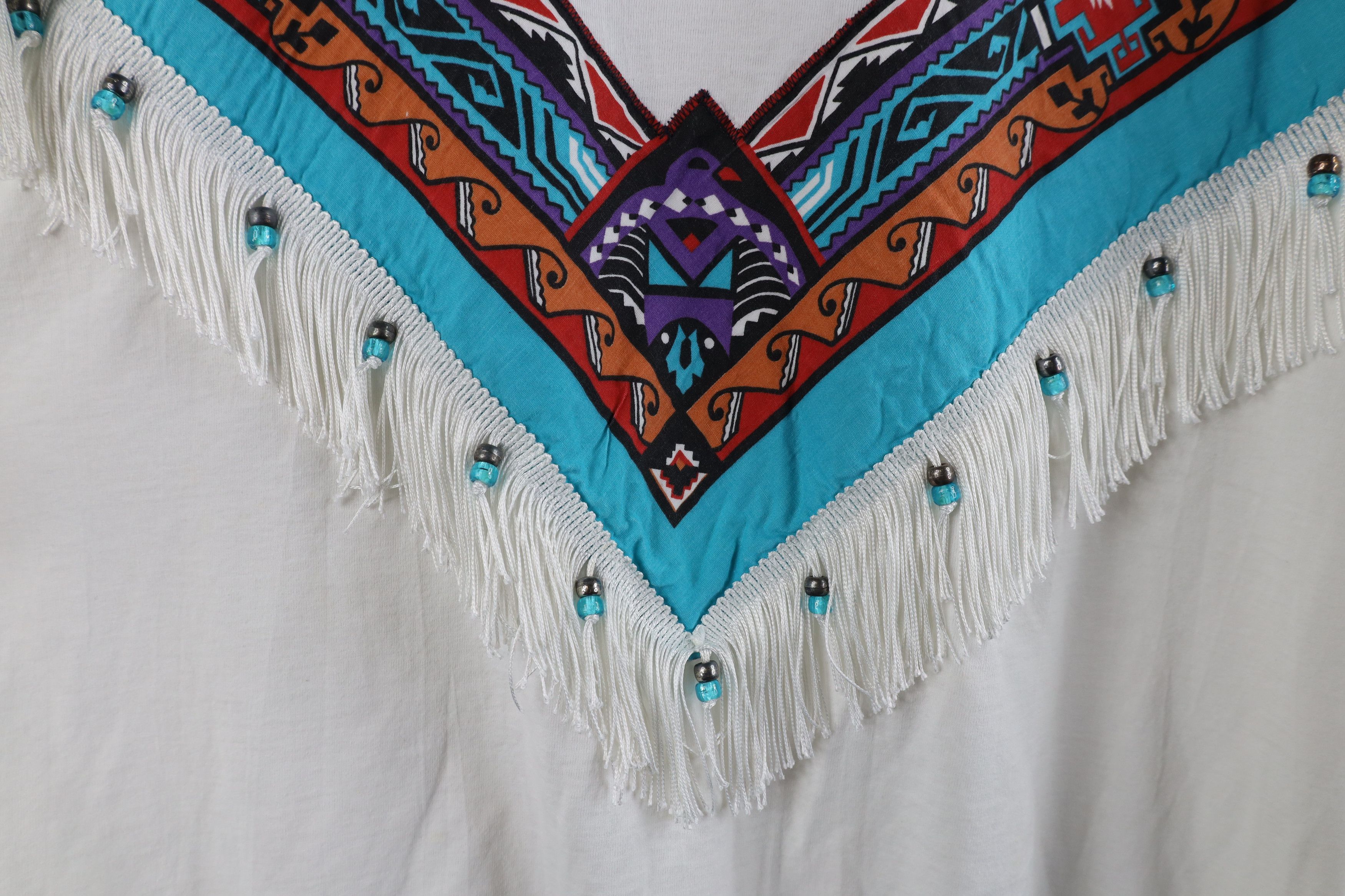 Vintage Vintage 90s Rockabilly Southwestern Collared Polo USA Size 4XL / US 24-26 - 6 Thumbnail
