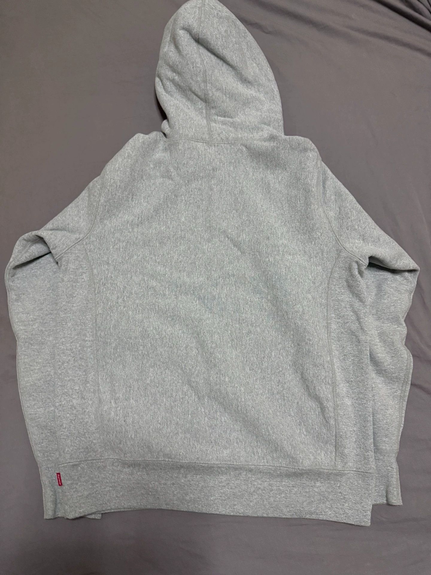Supreme Supreme FW17 Box Logo Hoodie Gray Orange Sz M Size US M / EU 48-50 / 2 - 2 Thumbnail