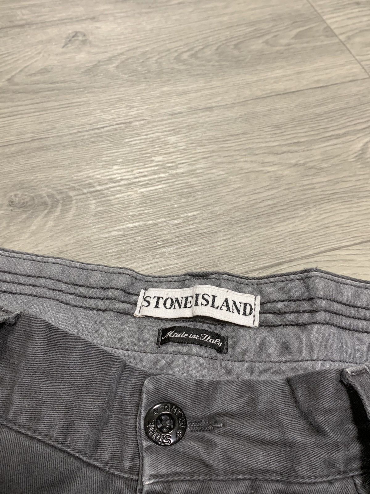 Stone Island Stone Island rare vintage grey casual pants Size US 36 / EU 52 - 6 Thumbnail