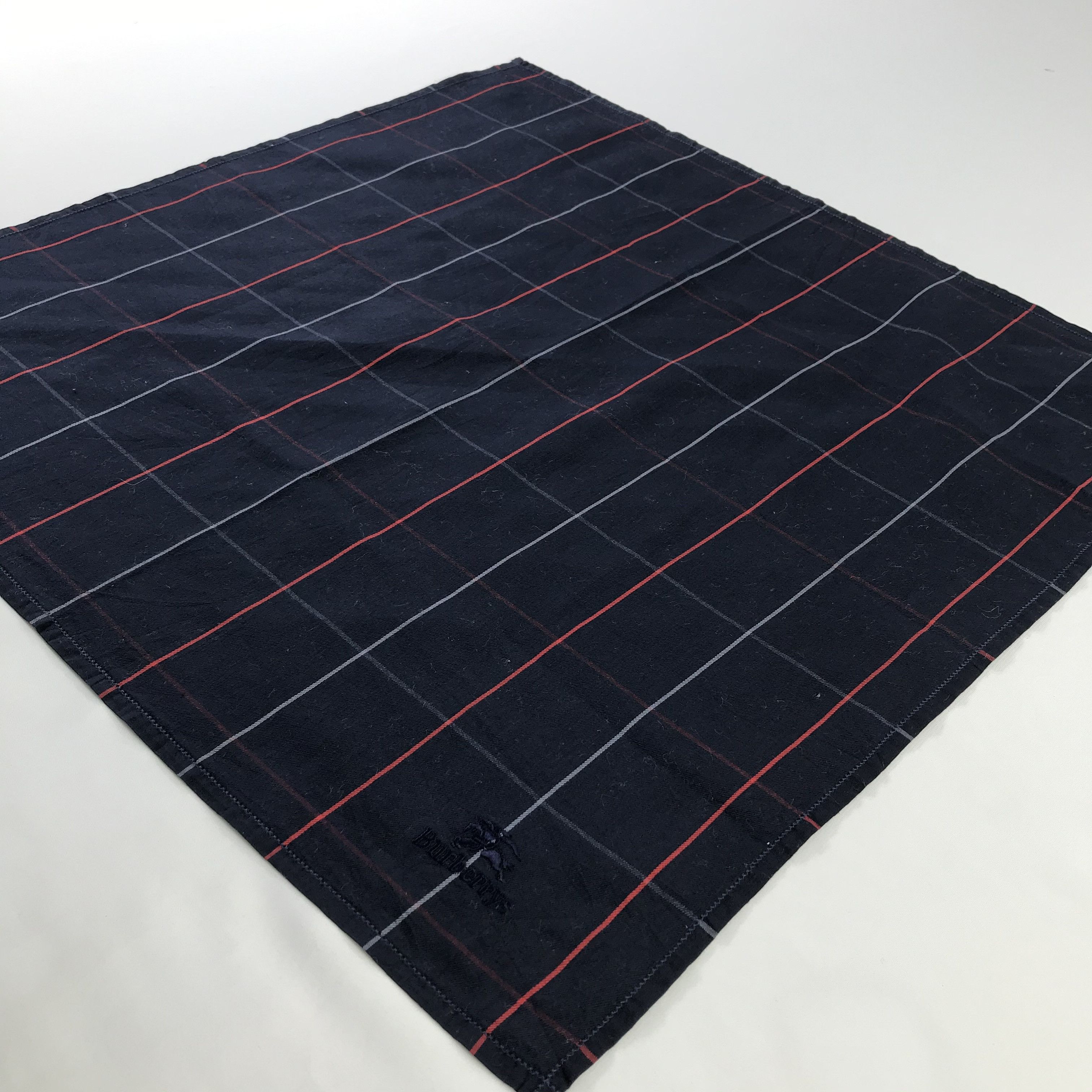 Burberry × Vintage Burberry Bandana / Handkerchief / Neckerchief - S683 Size ONE SIZE - 2 Thumbnail