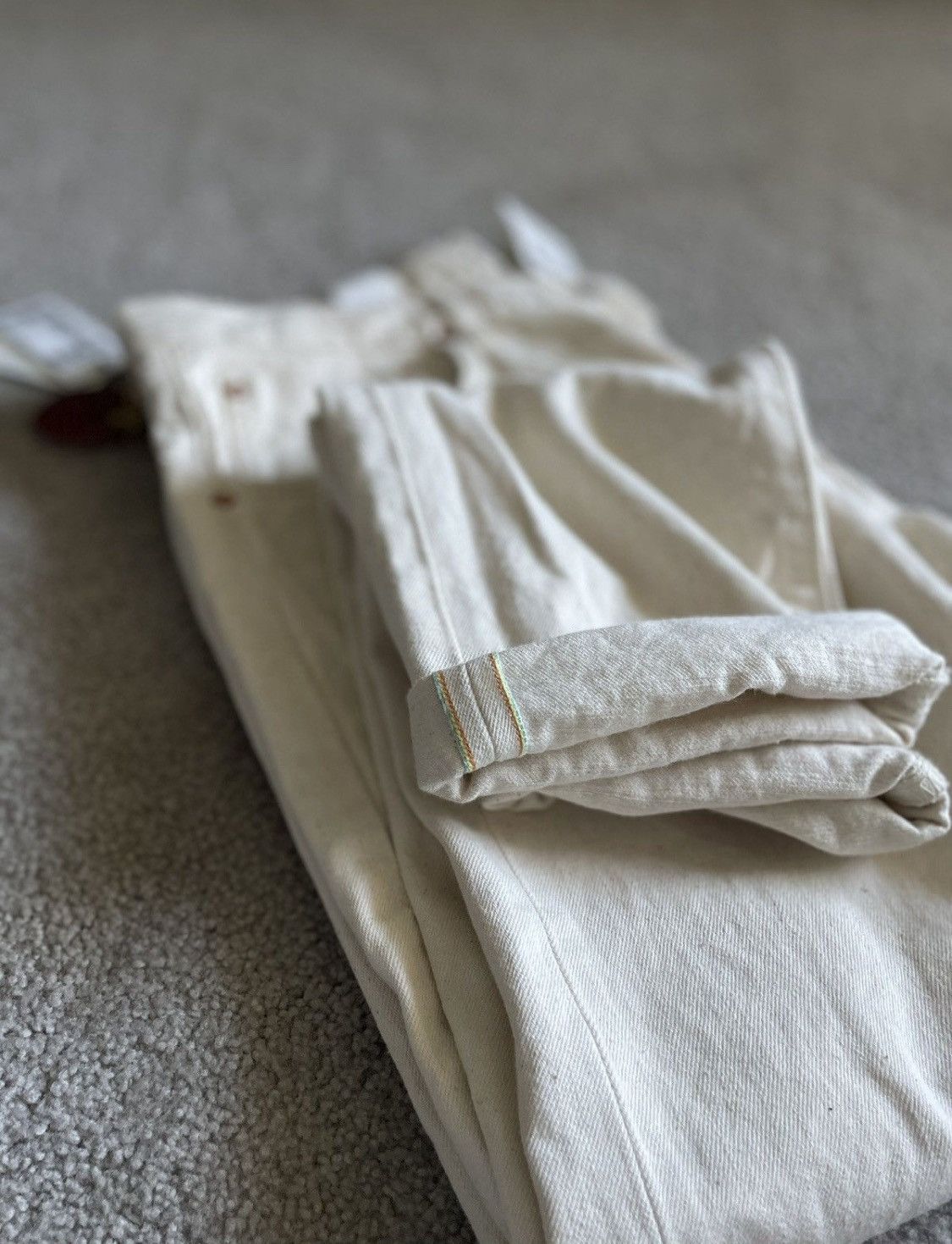 Edwin Ecru Relaxed Taper Selvedge