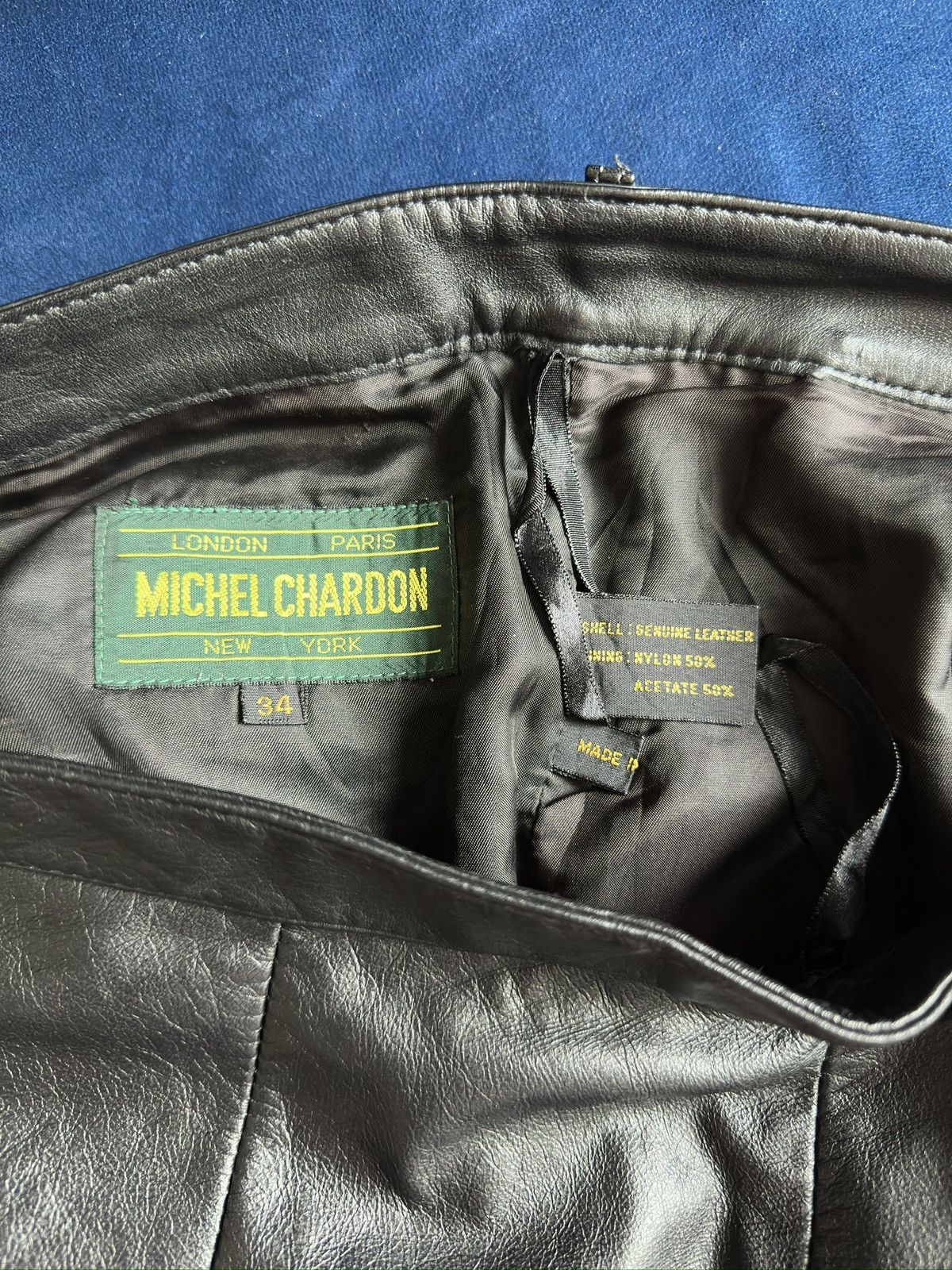 Leather × Vintage Vintage Leather pants Size US 33 - 4 Thumbnail