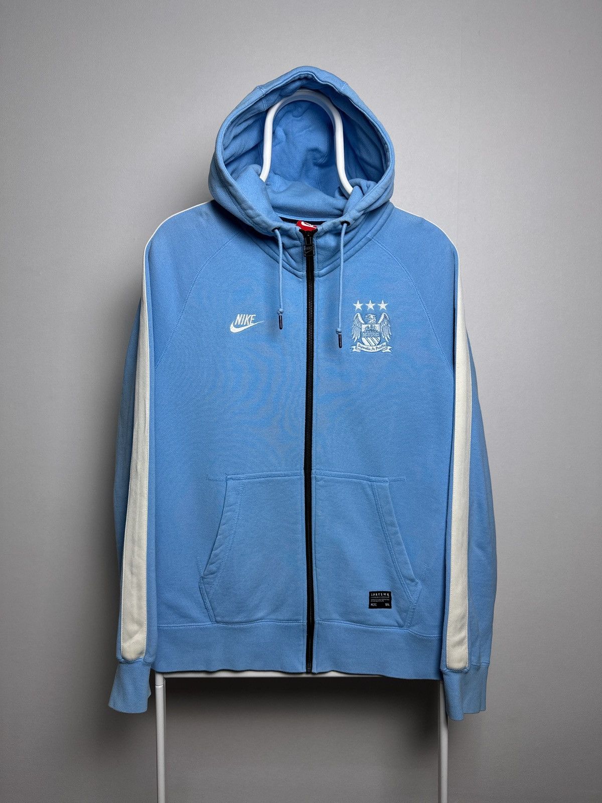 Nike Nike Manchester City 2014/2015 Full Zip Hoodie Size US M / EU 48-50 / 2 - 1 Thumbnail