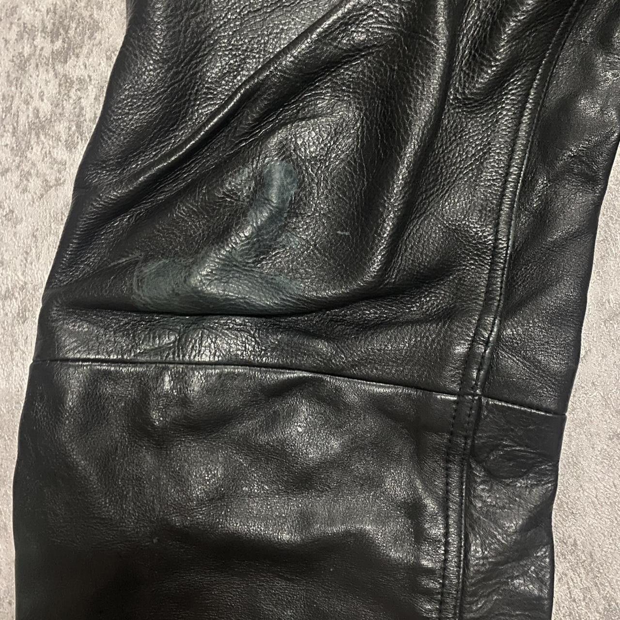 Other Black leather Motorcycle Metal Rock 2000s 90s Size US 33 - 5 Thumbnail