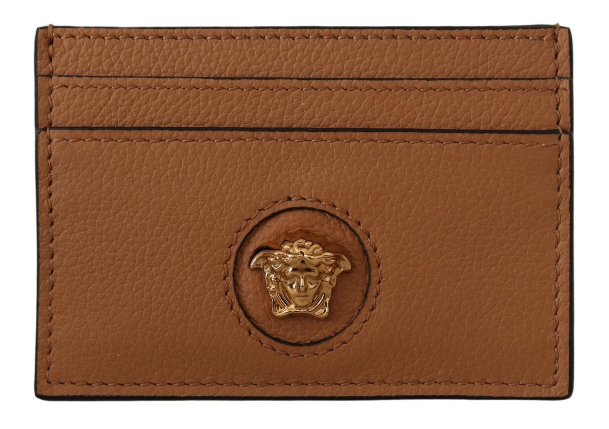 Versace Elegant Medusa Calf Leather Card Women's Holder Size ONE SIZE - 1 Thumbnail