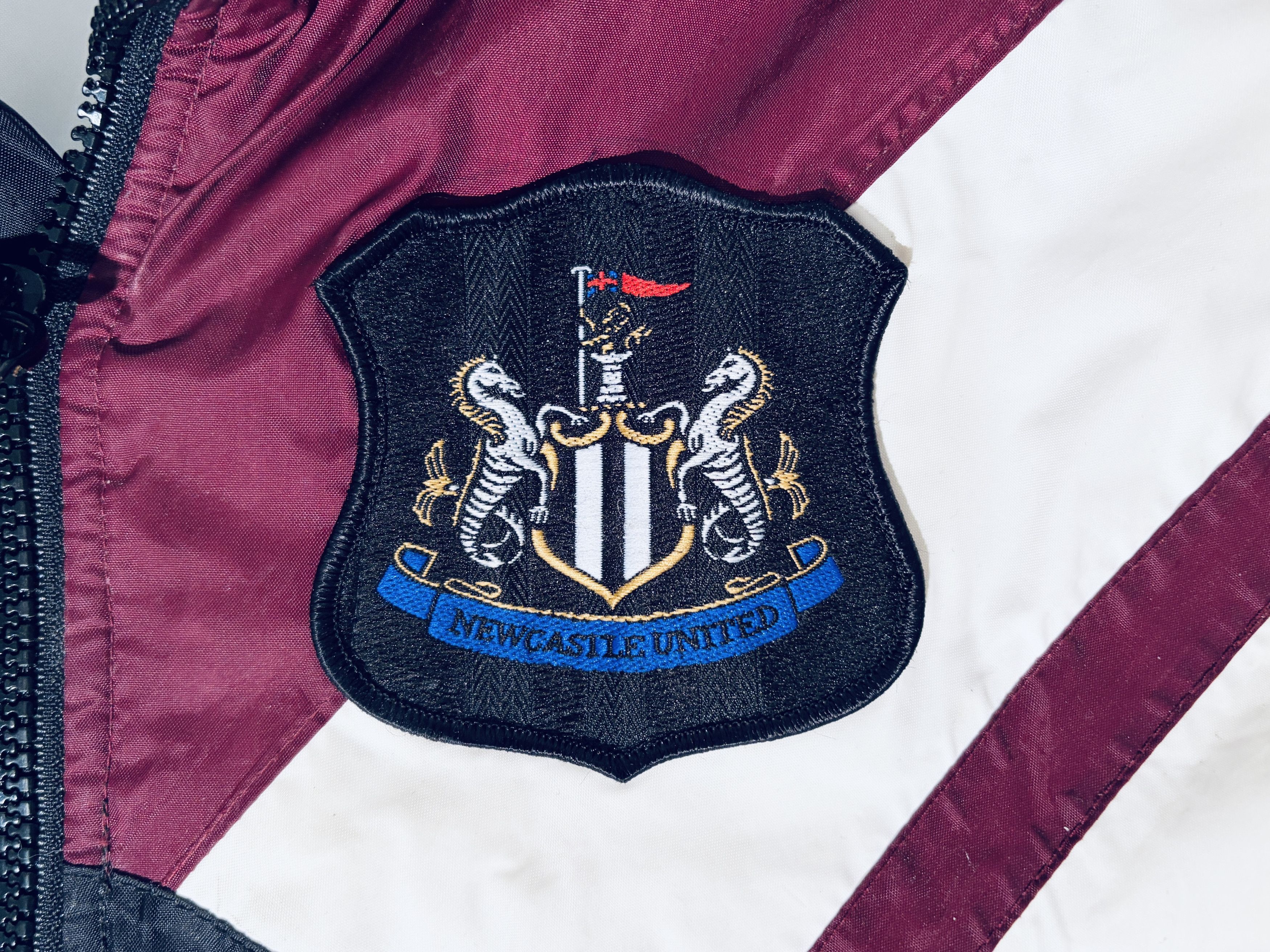 Adidas Newcastle United Training Bench Jacket 1995 - 1996 Size US XL / EU 56 / 4 - 7 Thumbnail