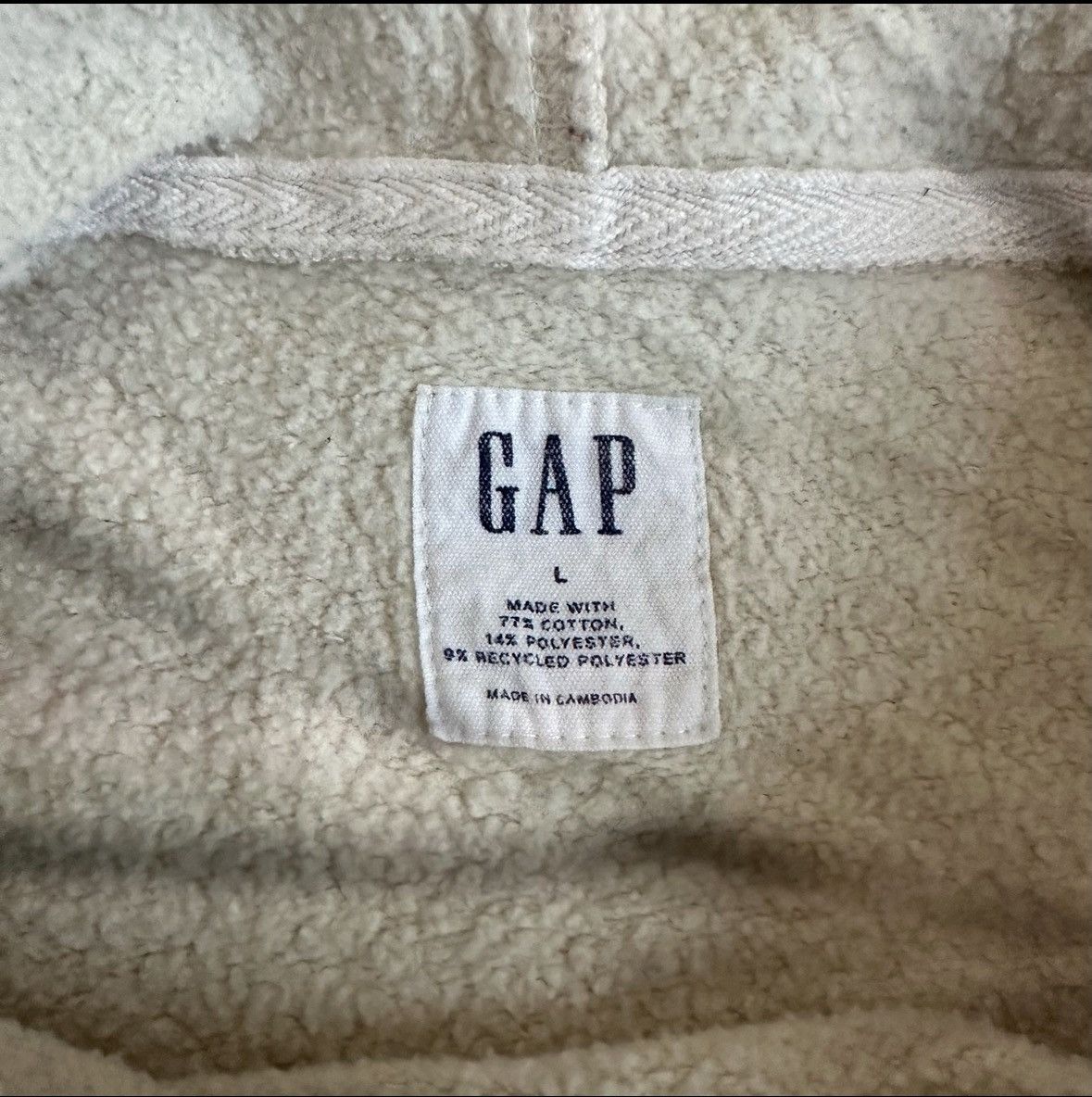 Gap y2k vintage tan GAP Hoodie Size US L / EU 52-54 / 3 - 3 Thumbnail