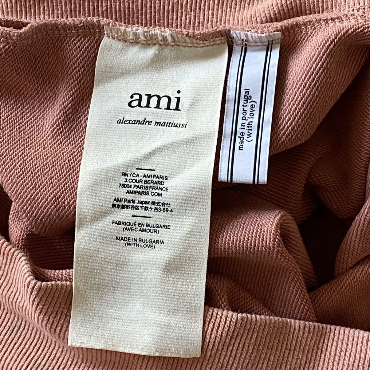 AMI AMI Alexandre Mattiussi Big Heart Logo Sweatshirt Crewneck Size US XL / EU 56 / 4 - 6 Thumbnail