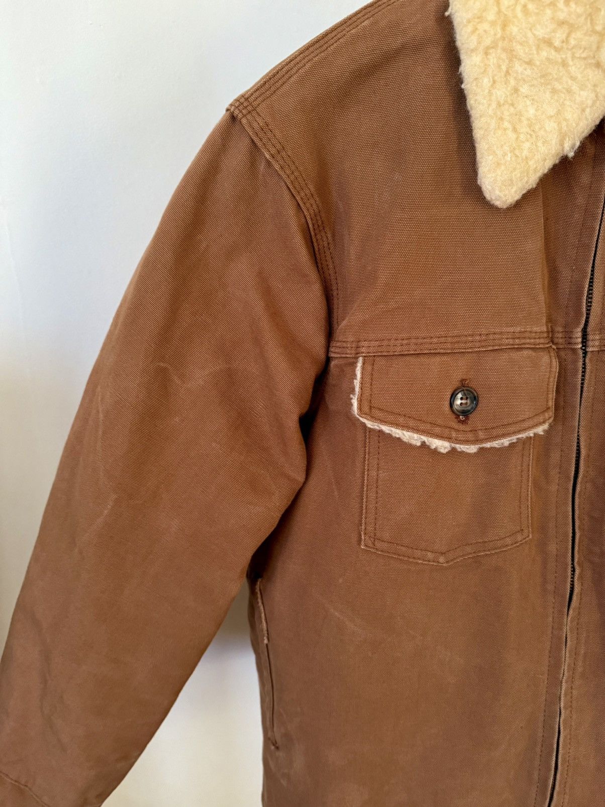 Carhartt Vintage 70s Carhartt Made in USA 29CB Pile Lined Duck Jacket Size US L / EU 52-54 / 3 - 5 Thumbnail