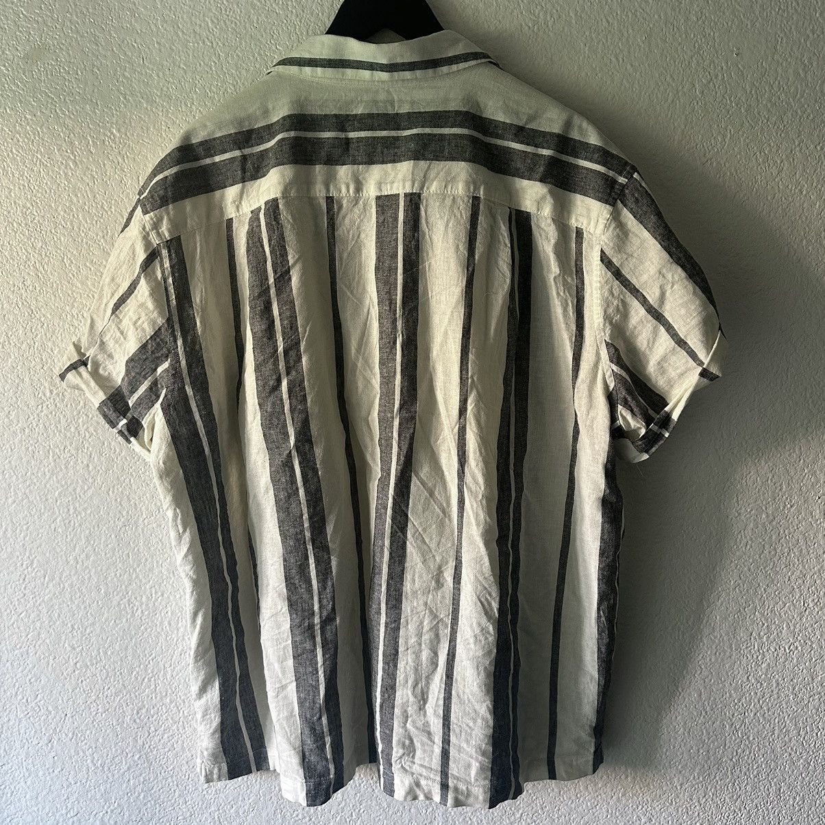 H&M H&M Men’s Linen Short Sleeve Button Up Size US XL / EU 56 / 4 - 3 Thumbnail