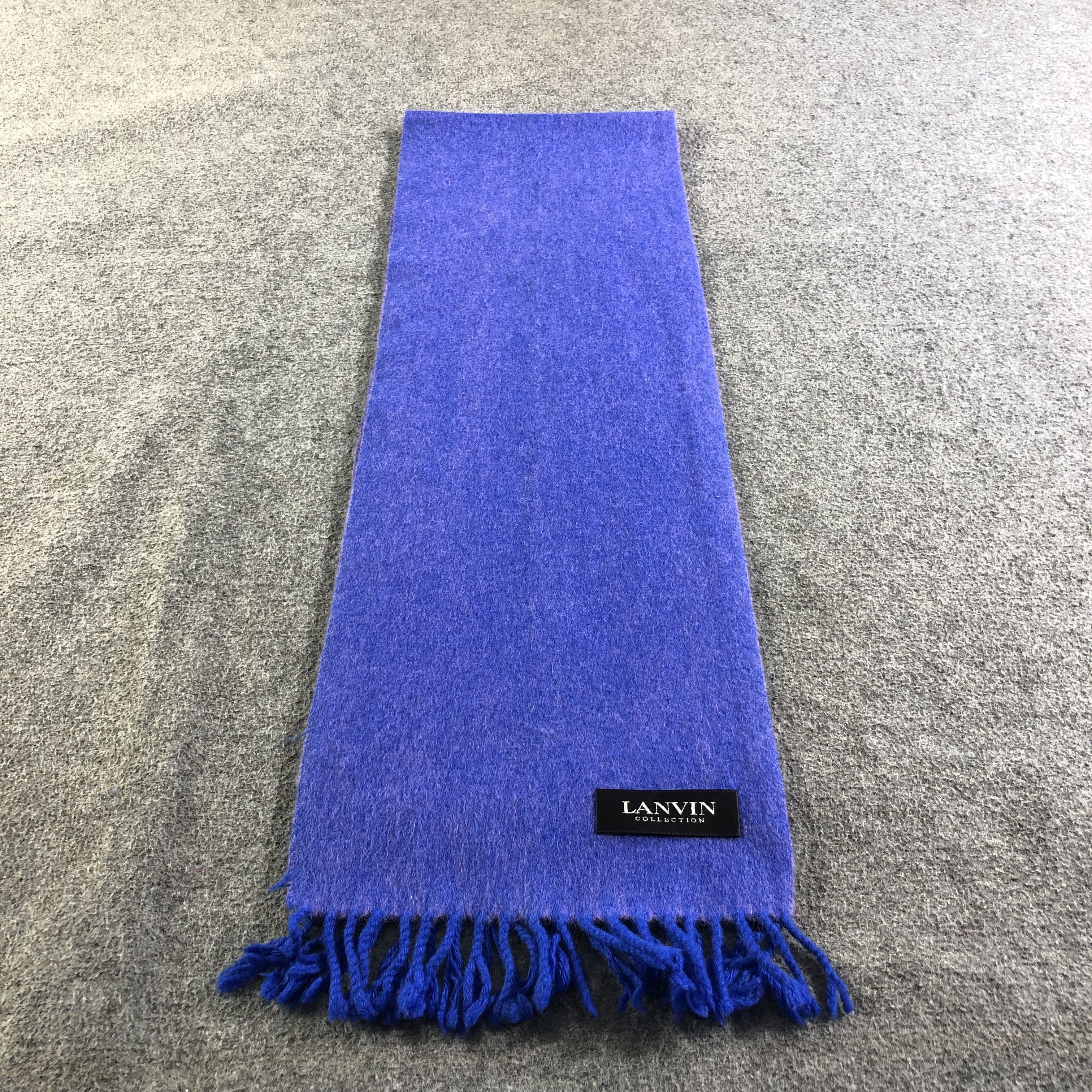 Lanvin Lanvin Cashmere Scarf Muffler V2027 Size ONE SIZE - 2 Thumbnail