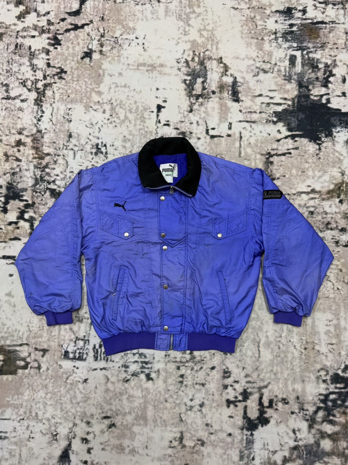 Puma × Vintage Vintage 90s Puma Nylon Bomber Jacket Size US M / EU 48-50 / 2 - 3 Thumbnail