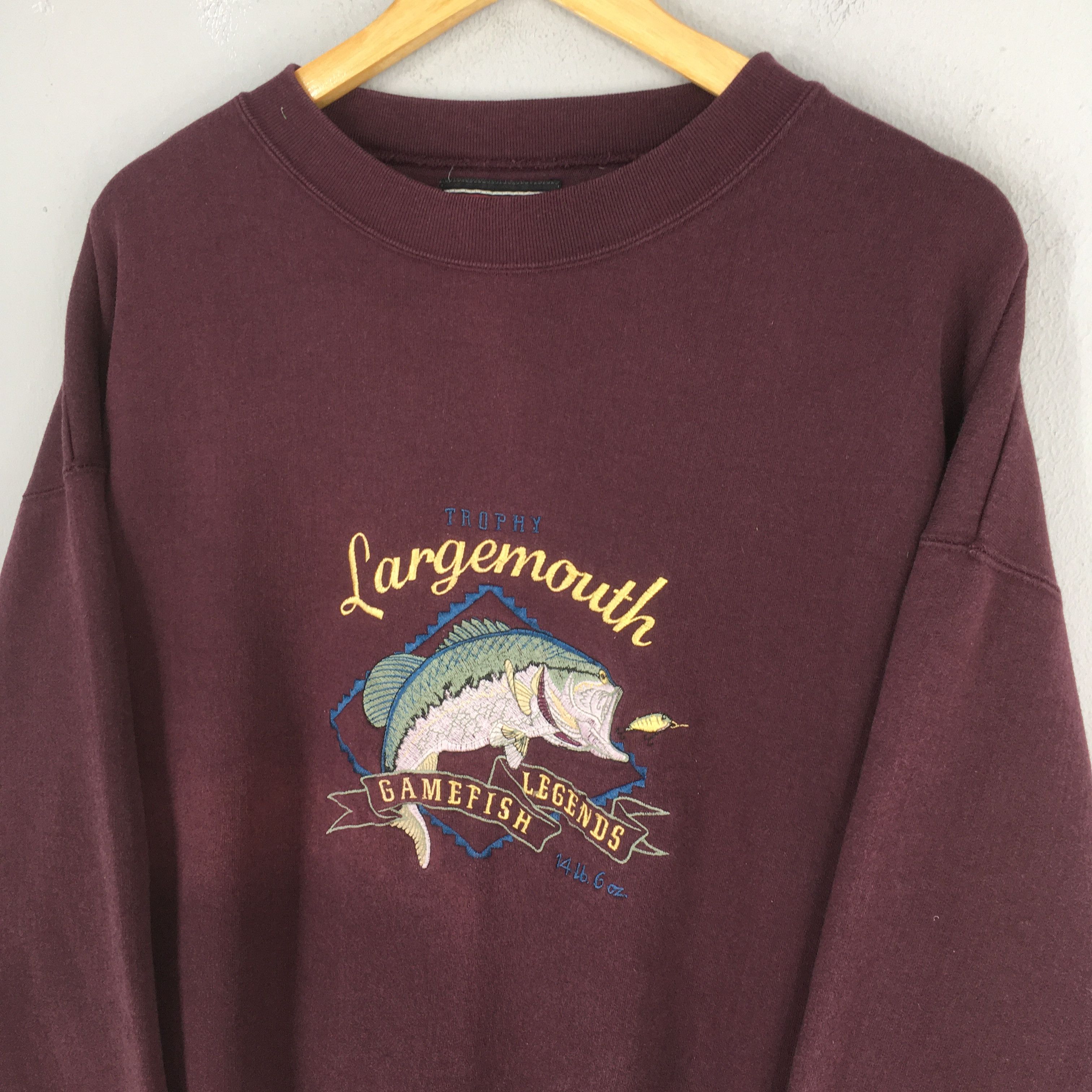 Habitat Vintage Sportsman Fish Largemouth Outdoor Life Sweatshirt XL Size US XL / EU 56 / 4 - 3 Thumbnail