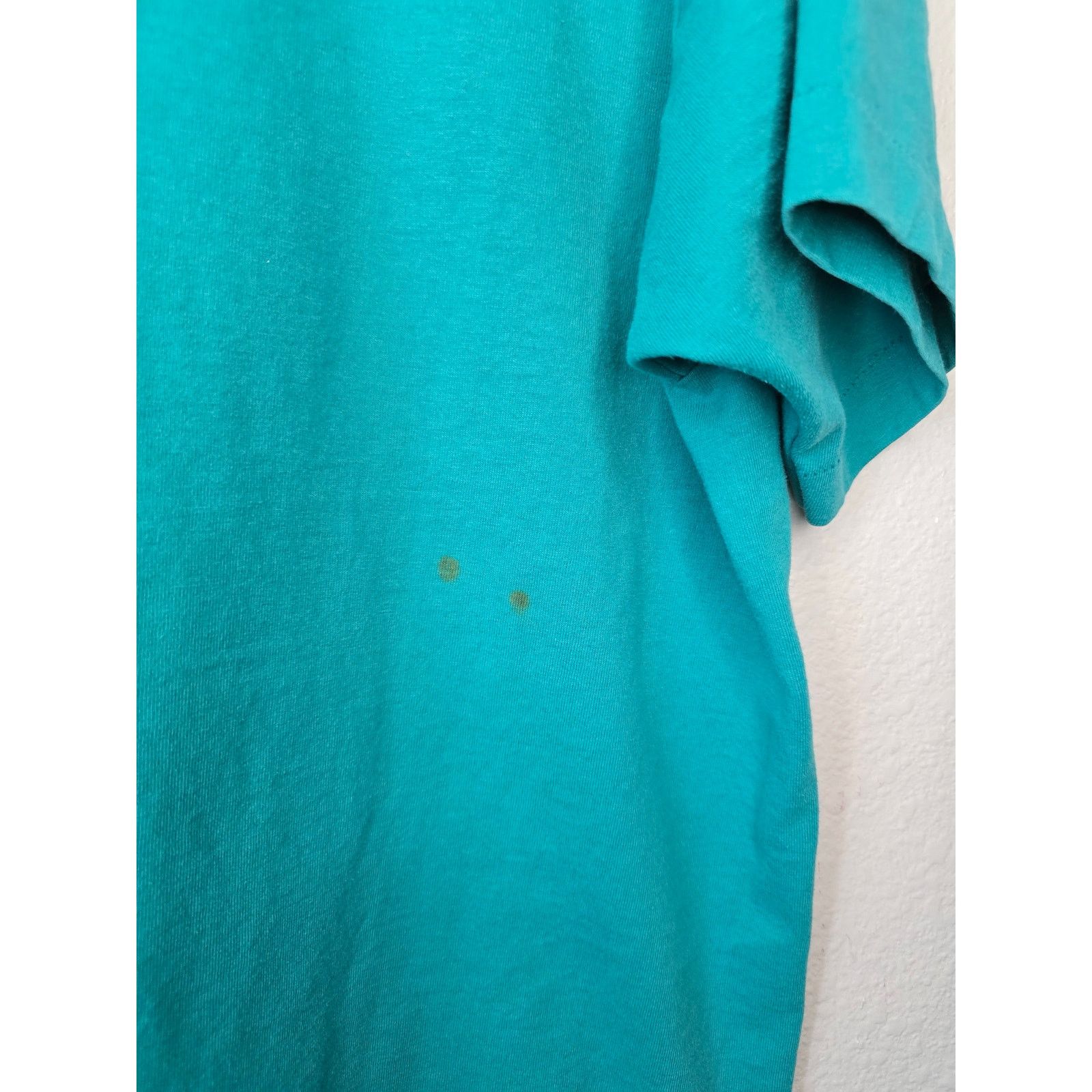 Vintage Vintage Blank Shirt BVD XL Green Teal Plain Pocket Tee 1990s Size US XL / EU 56 / 4 - 8 Thumbnail