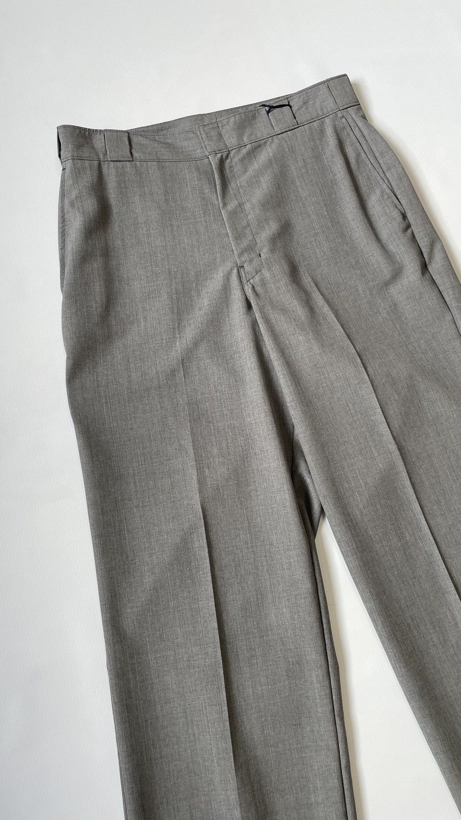Prada S/S 24 Wide Leg Wool Work Pants Size US 32 / EU 48 - 9 Thumbnail