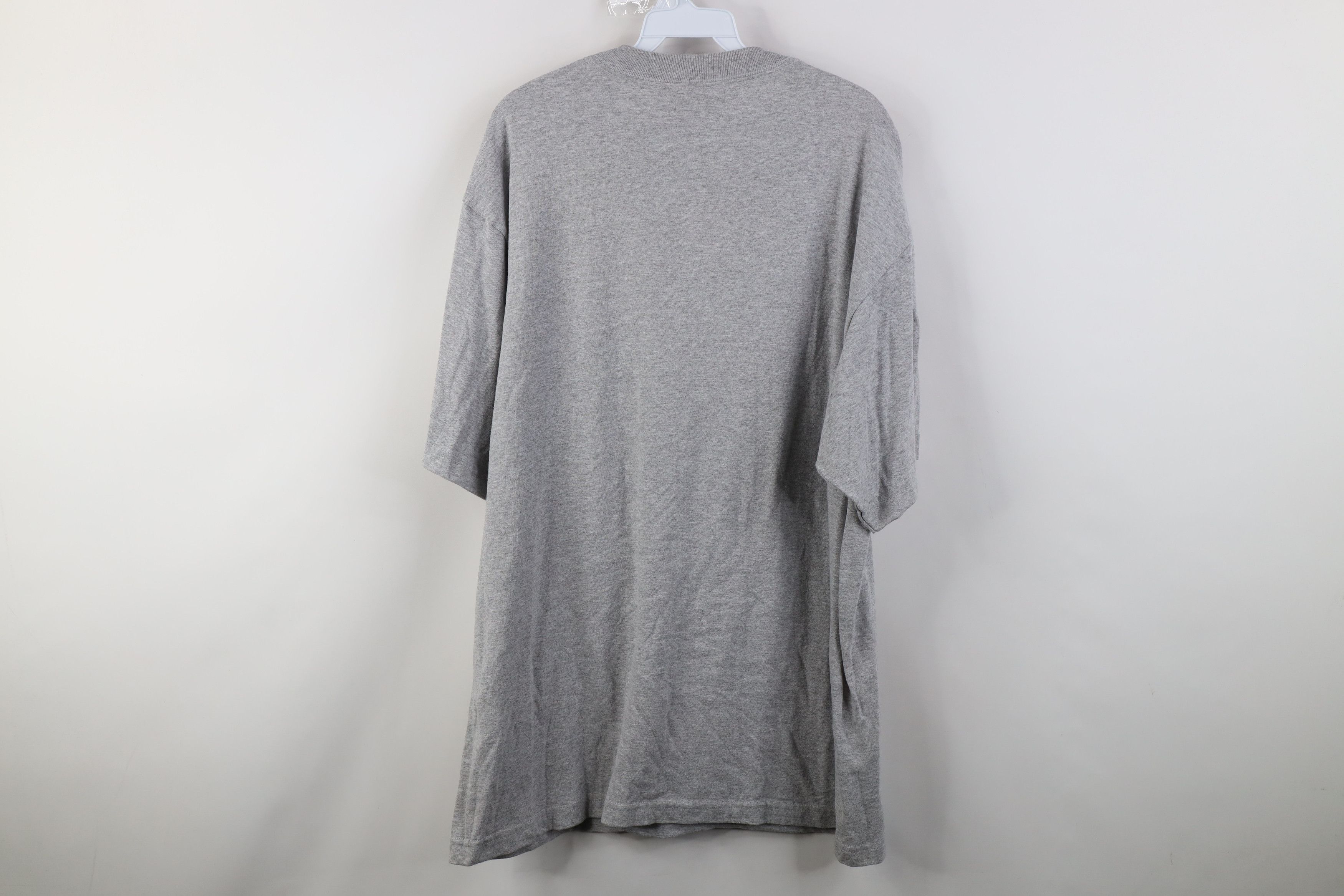 Vintage Vintage 90s University of Michigan Short Sleeve T-Shirt Gray Size US XL / EU 56 / 4 - 9 Thumbnail