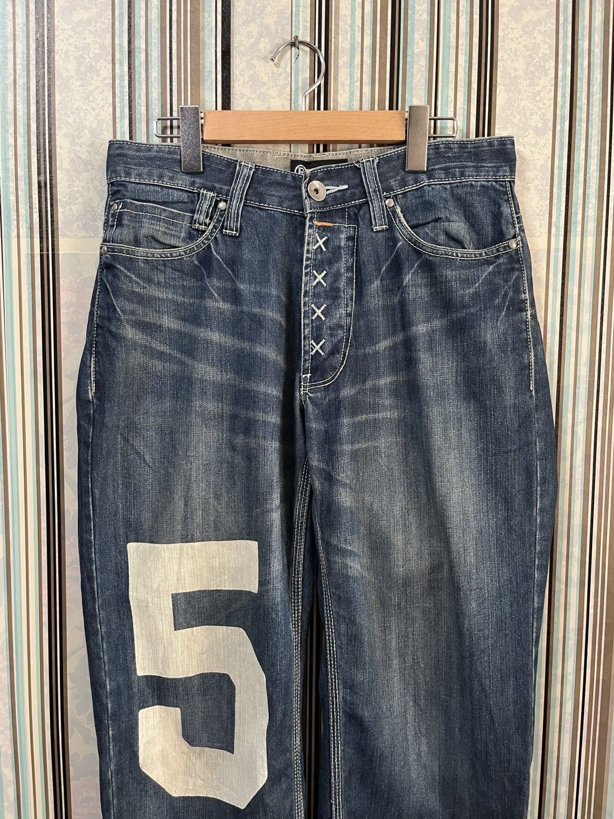 Japanese Brand 1990s RealBVoice daicock warrior jeans #F2 Size US 30 / EU 46 - 4 Thumbnail