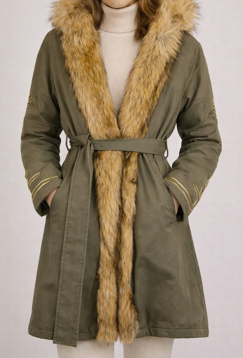 Pinko Pinko Faux Fur-Lined Parka Size XS / US 0-2 / IT 36-38 - 1 Thumbnail