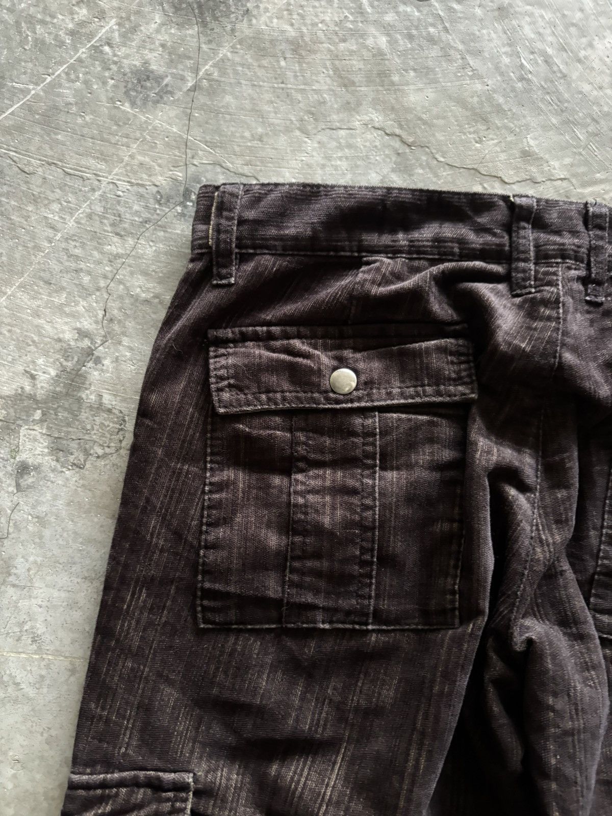 semanticdesign FLARE SEMANTIC DESIGN CARGO STRIPE ARMY JAPANESE GRUNGE Size US 32 / EU 48 - 13 Thumbnail