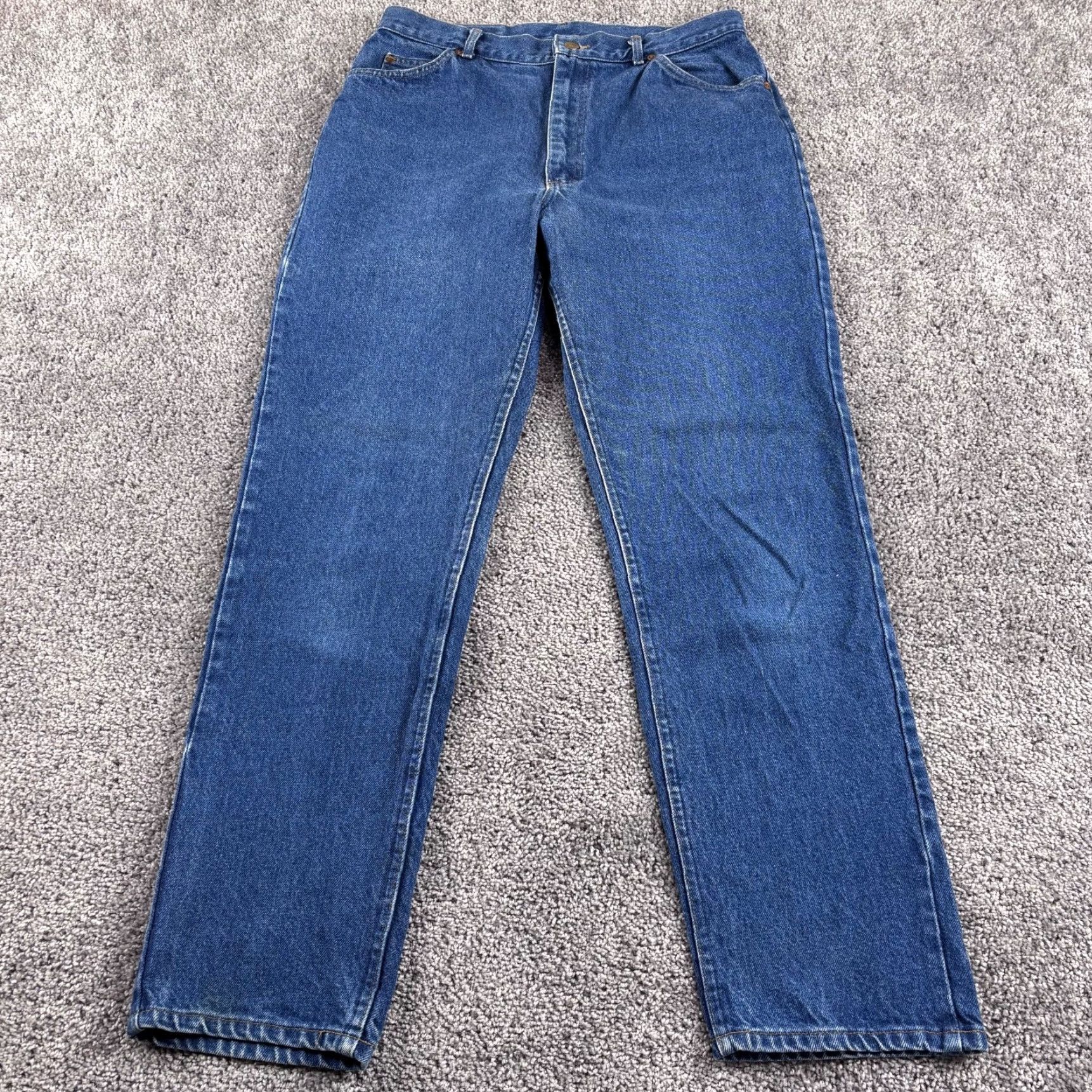 Lee VINTAGE Lee Jeans Womens 18W High Rise Mom Denim 90s Blue 34x32 Size 40" / US 18 - 2 Thumbnail