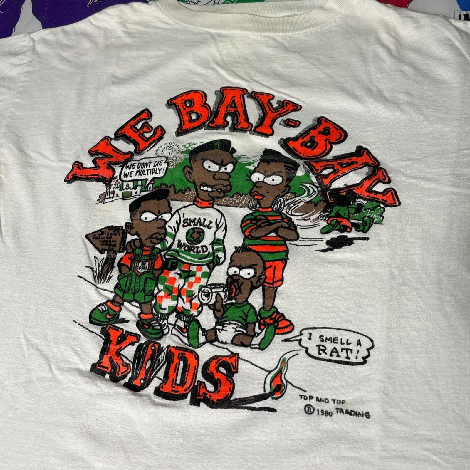 The Simpsons × Vintage Vintage 90 Black Bart Simpson We Bay Bay Kids Bebes Kids Tee Size US M / EU 48-50 / 2 - 3 Thumbnail