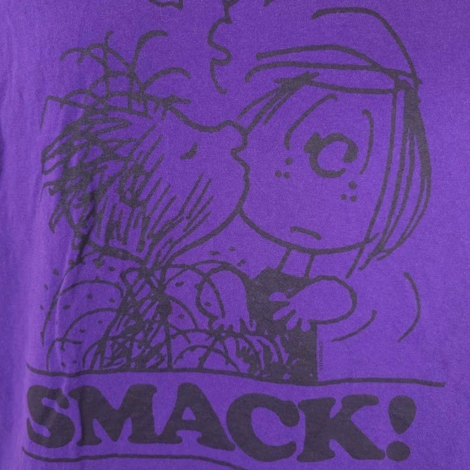 Peanuts Peanuts T Shirt Mens Size XL Purple Linus Peppermint Patty Kiss Comic Strip Size US XL / EU 56 / 4 - 3 Thumbnail
