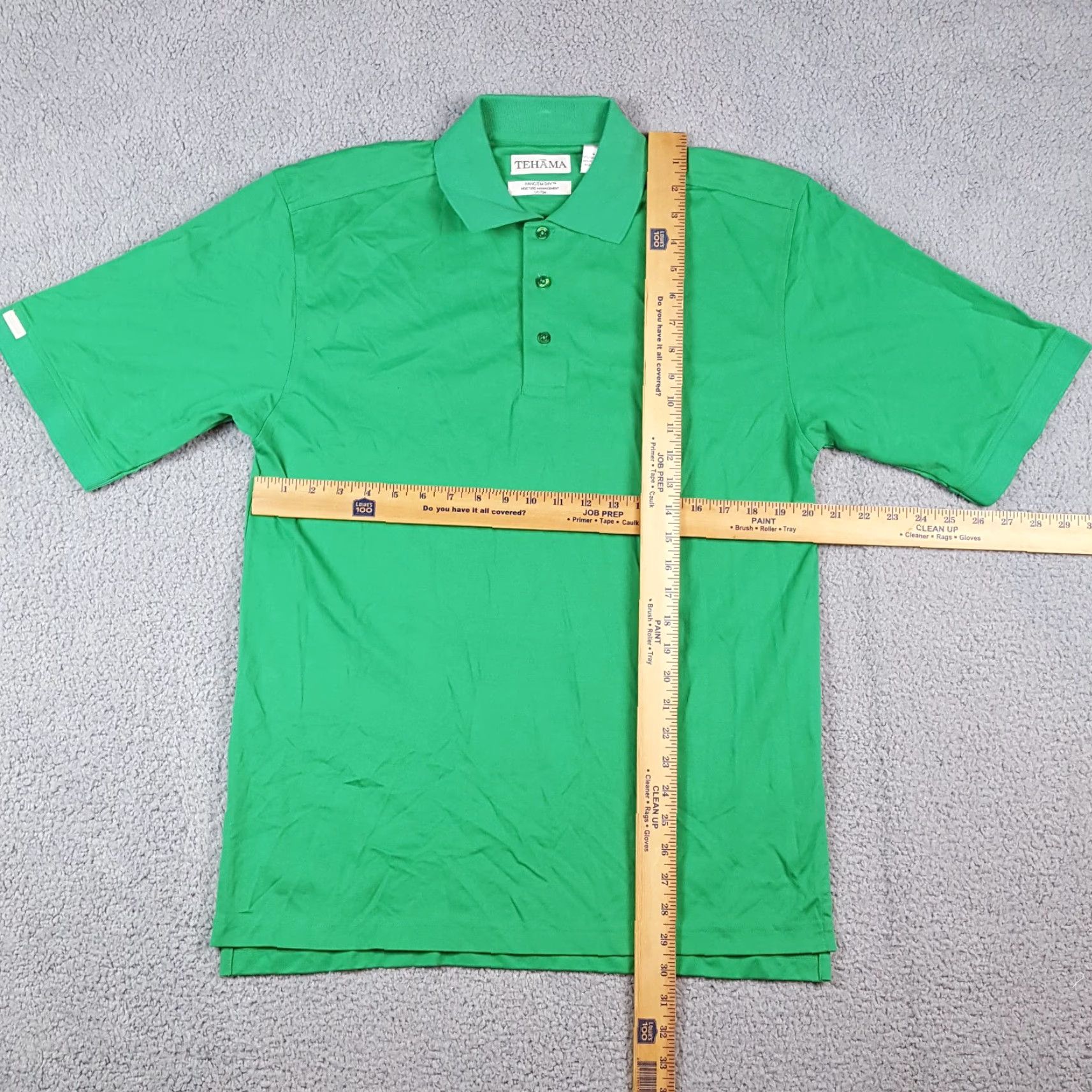 Vintage VINTAGE Tehama Green Athletic Fit Polo Shirt Mens Size M Short Sleeve Button Collar Golf 90s Preppy Size US M / EU 48-50 / 2 - 8 Thumbnail