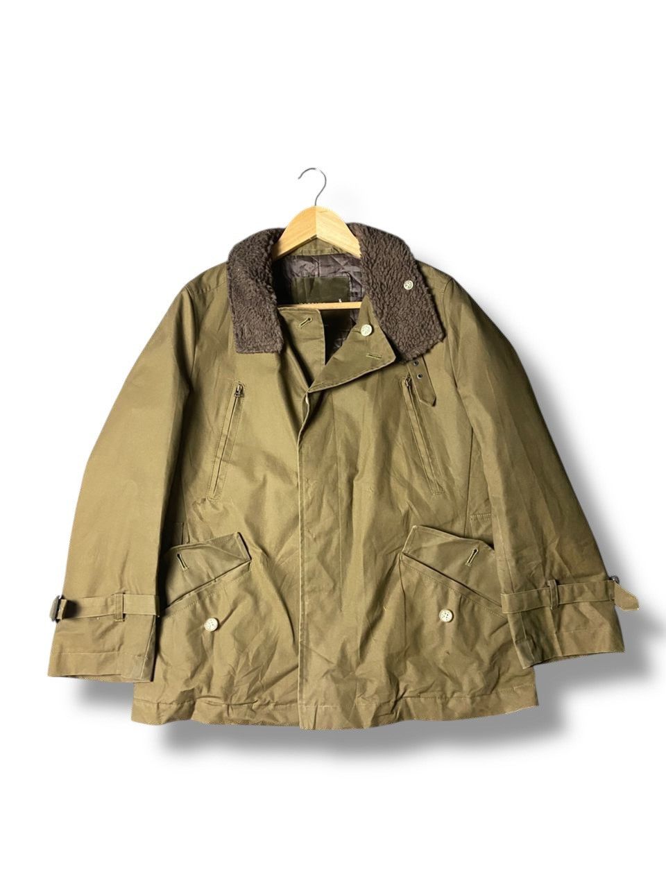 Mackintosh Vintage Mackintosh Military Boa Jacket with Faux Fur (152) Size US XXS / EU 40 - 2 Thumbnail