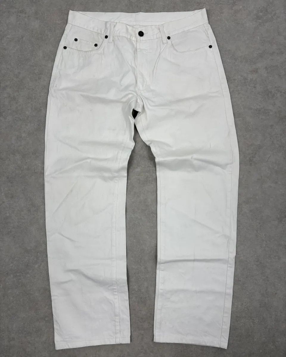 Gucci 2000s Gucci White Minimalist Denim Jeans Size US 32 / EU 48 - 4 Thumbnail